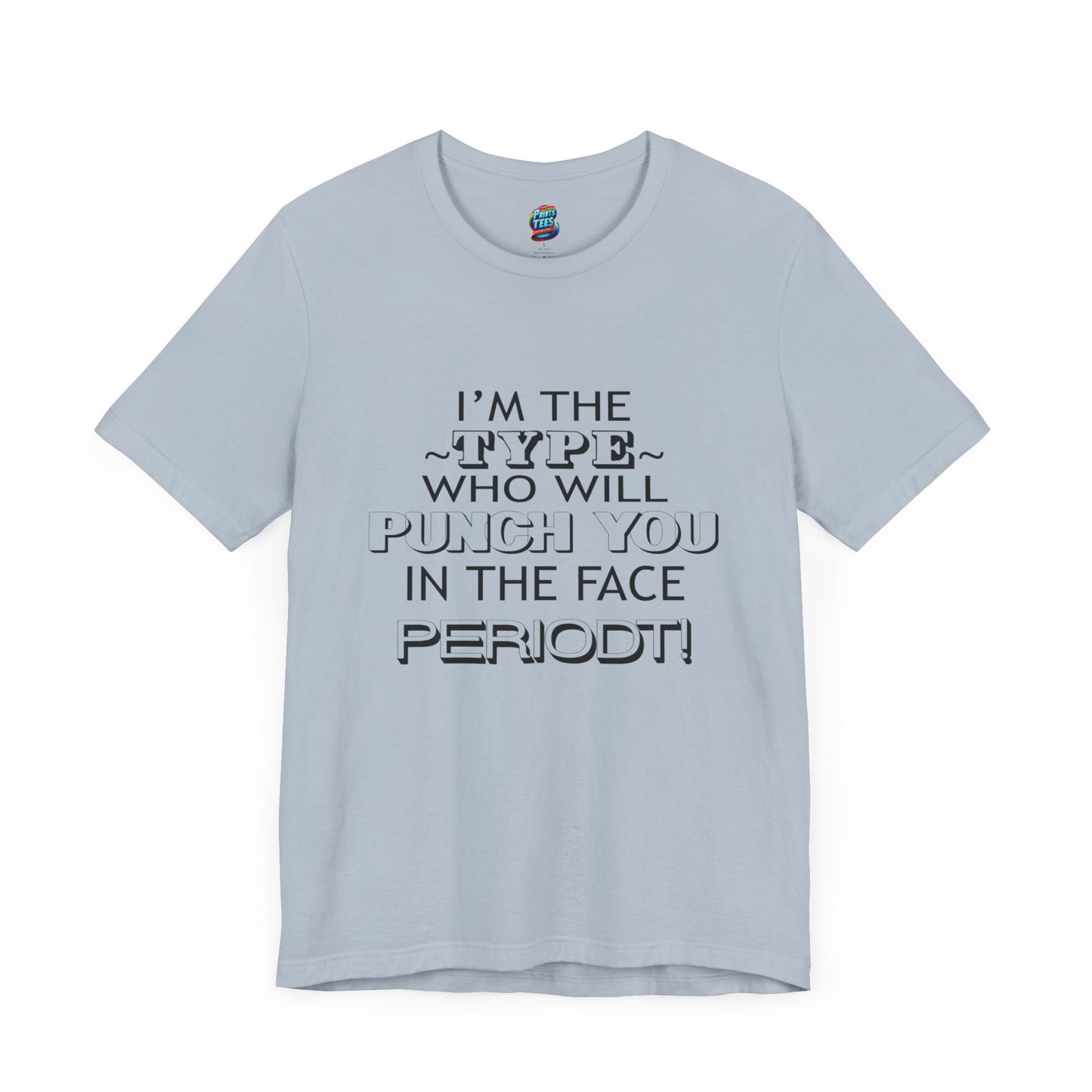 Punch You-Jersey Knit T-Shirt