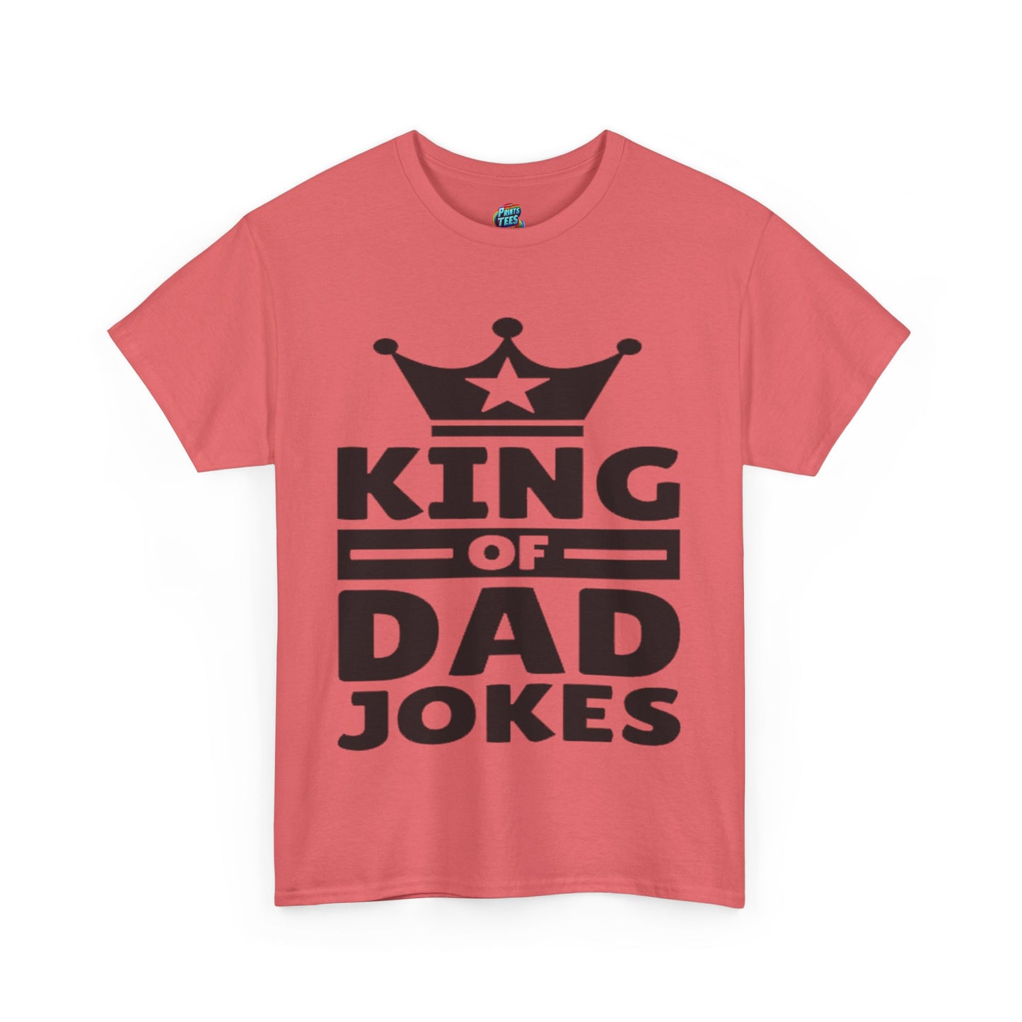 King of Dad Jokes-Heavy Cotton Classic Tee