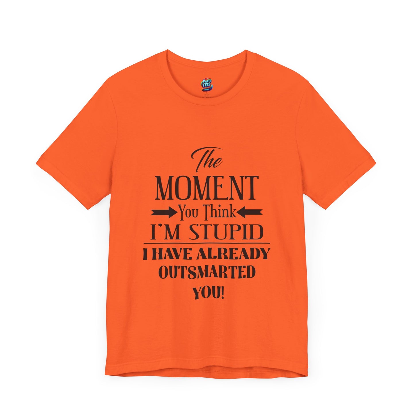 Outsmarted-Jersey Knit T-Shirt
