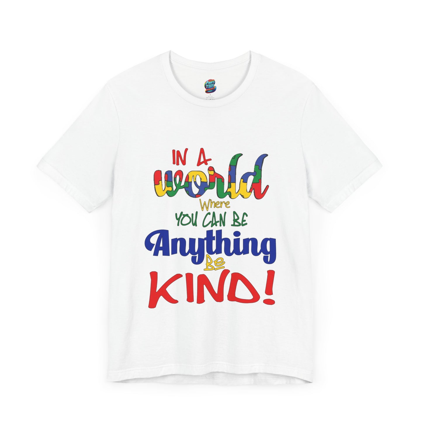Be Kind-Jersey Knit T-Shirt