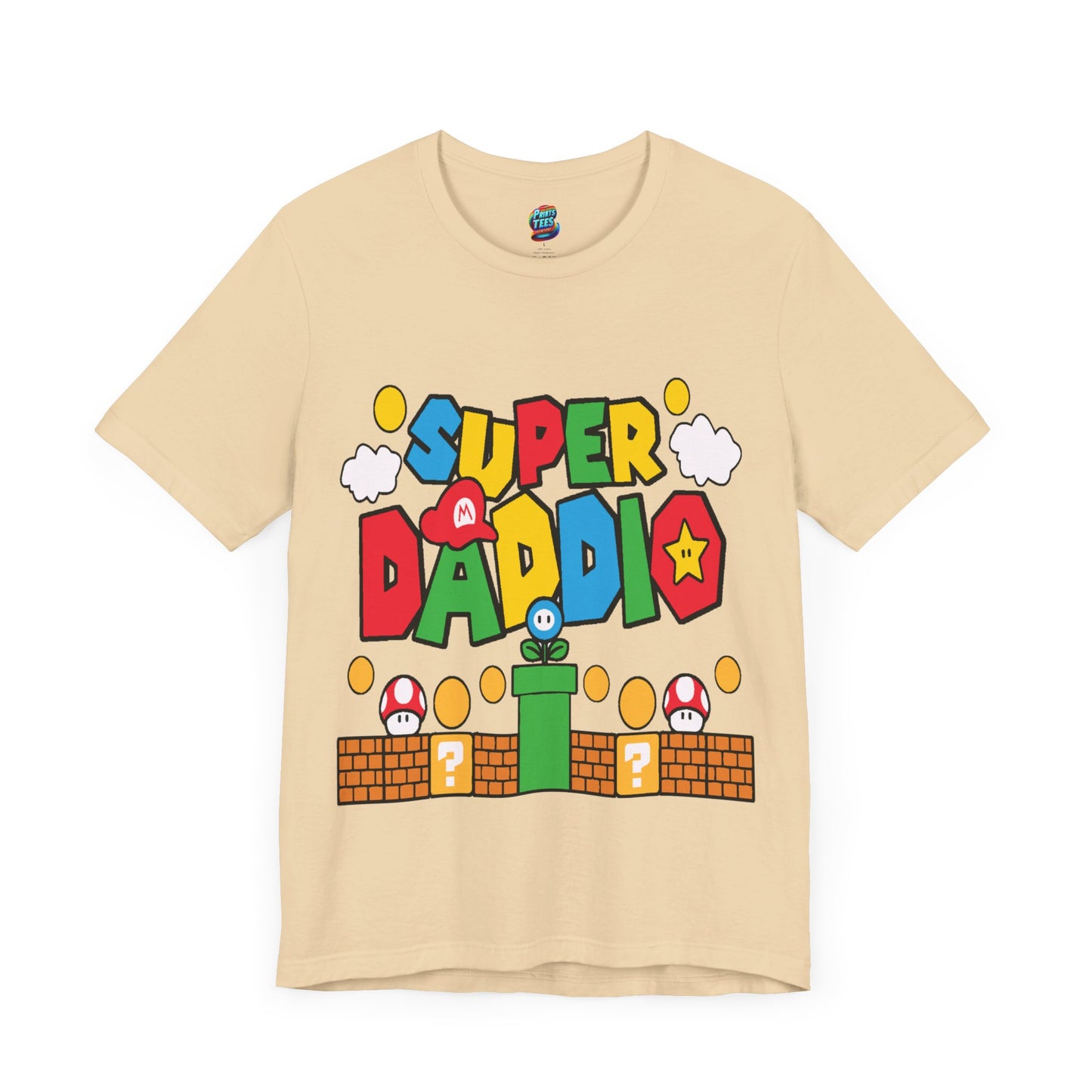 Super Daddio-Jersey Knit T-Shirt