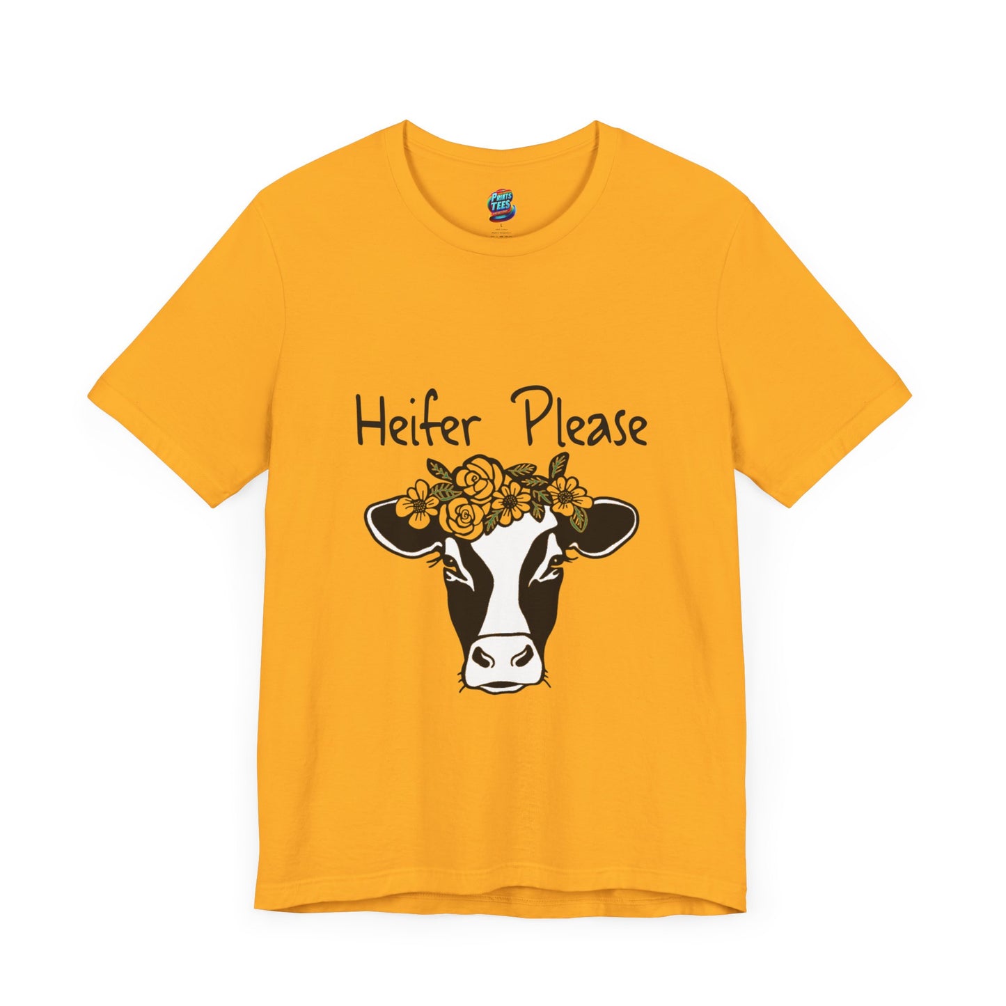 Heifer Please-Jersey Knit T-Shirt