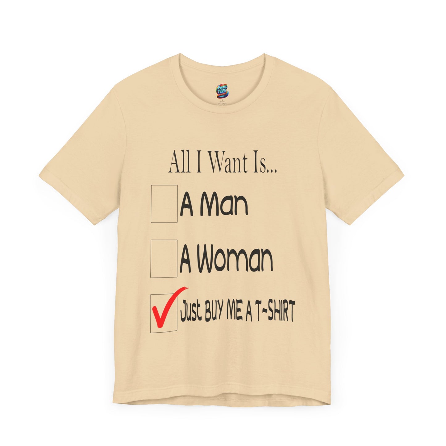 Buy Me A T-Shirt-Jersey Knit T-Shirt