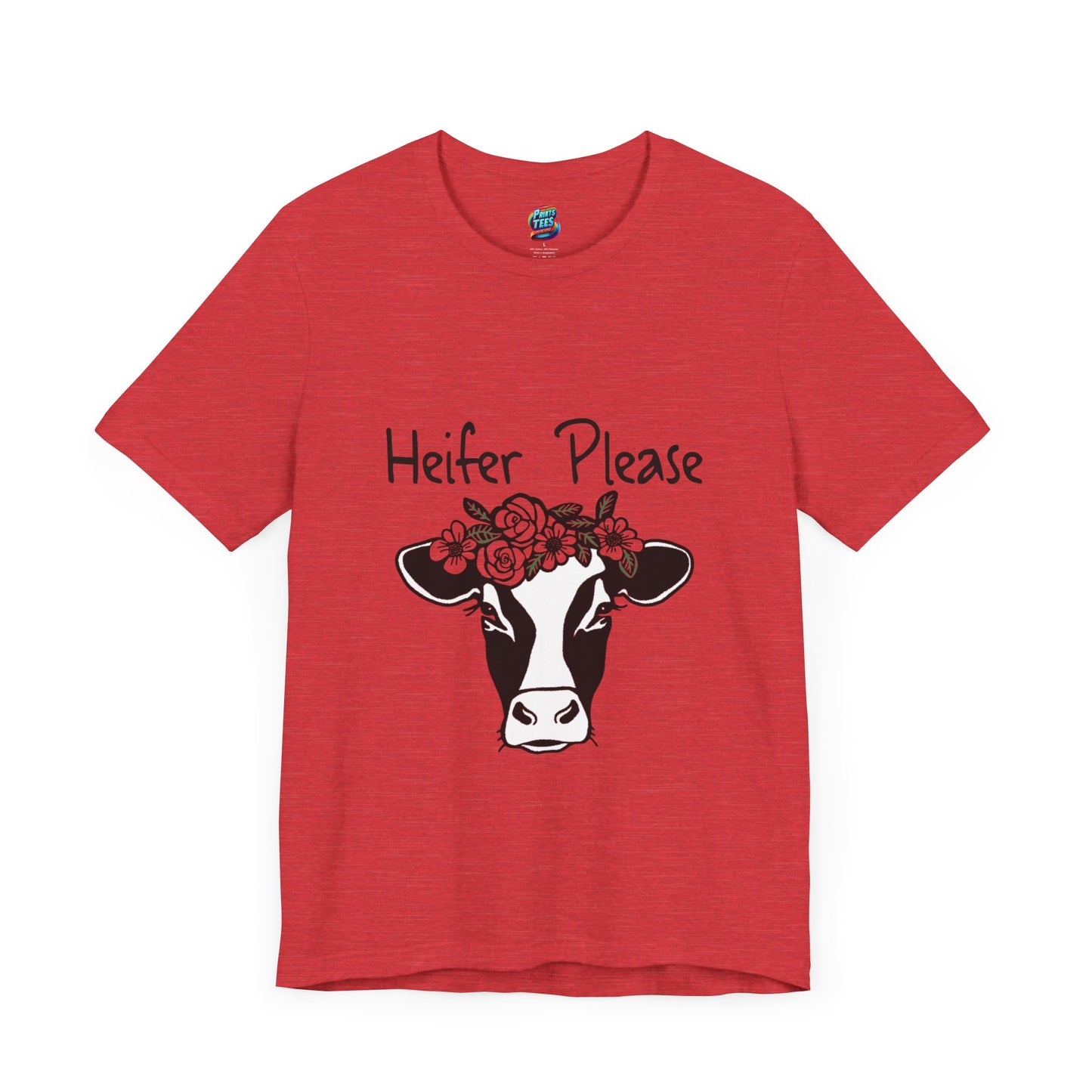 Heifer Please-Jersey Knit T-Shirt