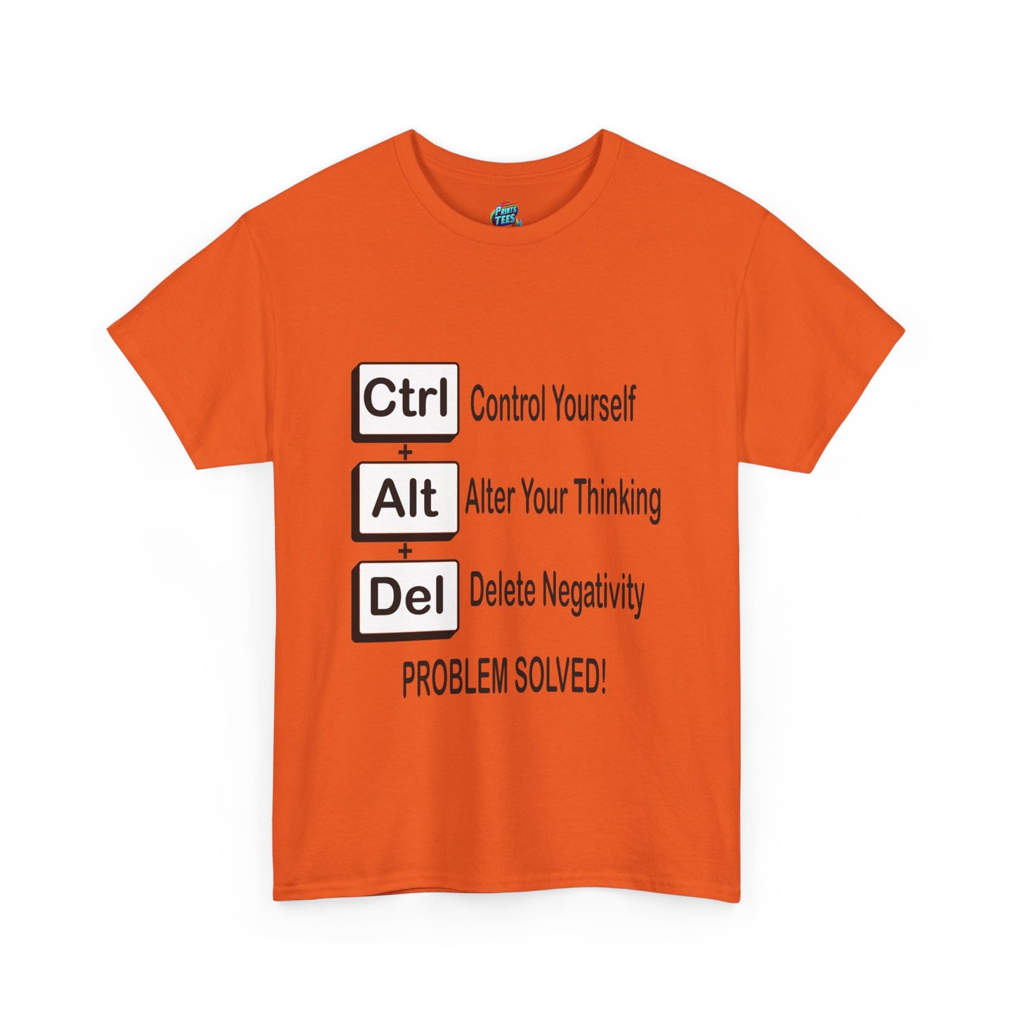 Ctrl-Alt-Del-Heavy Cotton Classic Tee