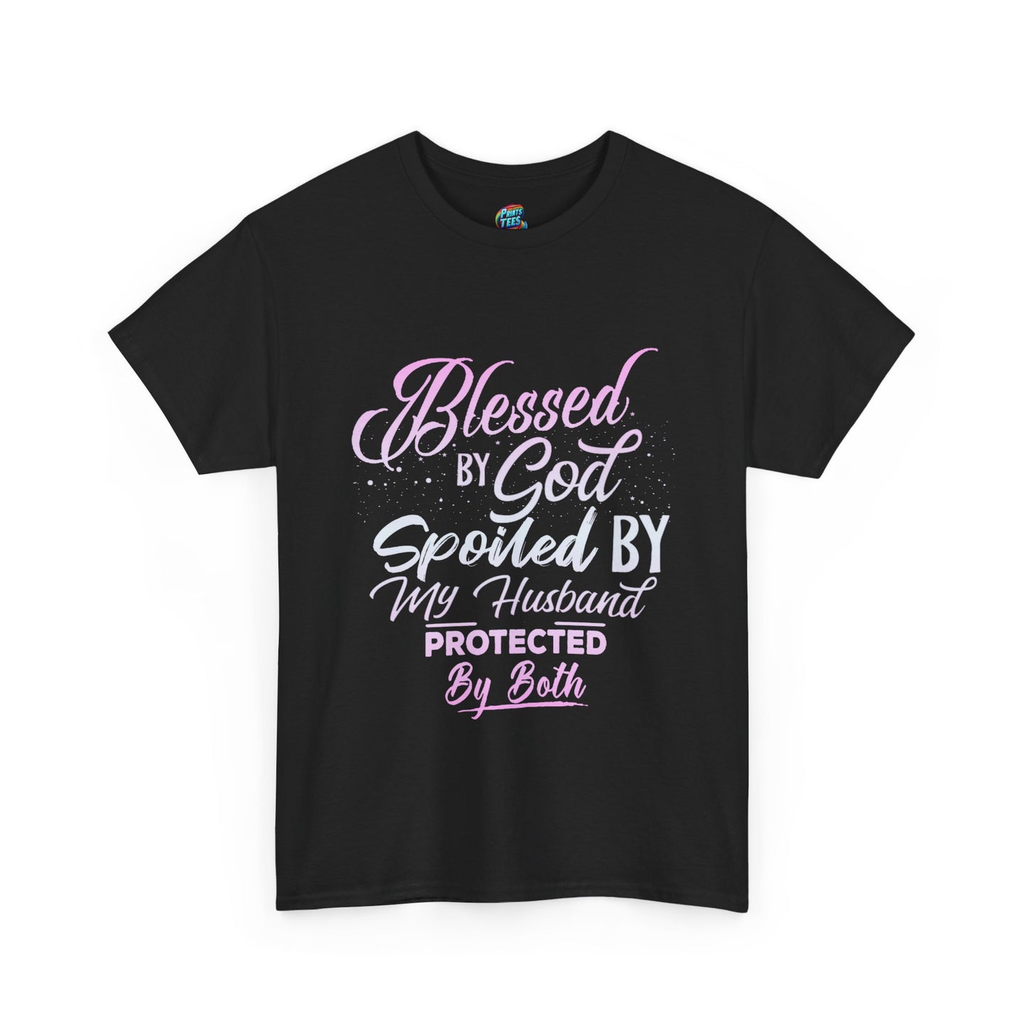 Blessed & Spoiled Gradient-Heavy Cotton Classic Tee