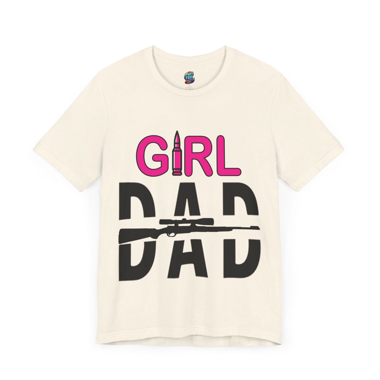 Girl Dad-Jersey Knit T-Shirt