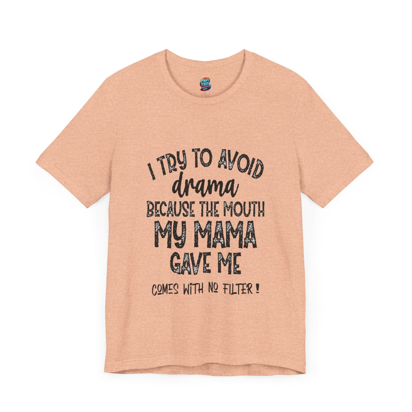 No Filter-Jersey Knit T-Shirt