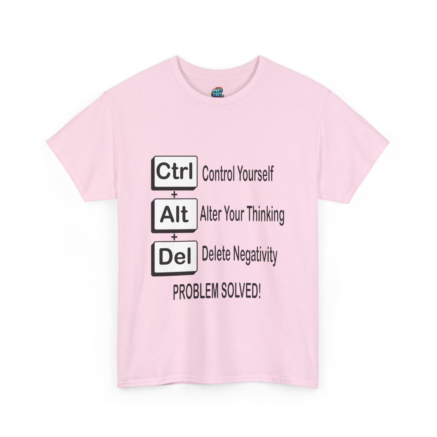 Ctrl-Alt-Del-Heavy Cotton Classic Tee