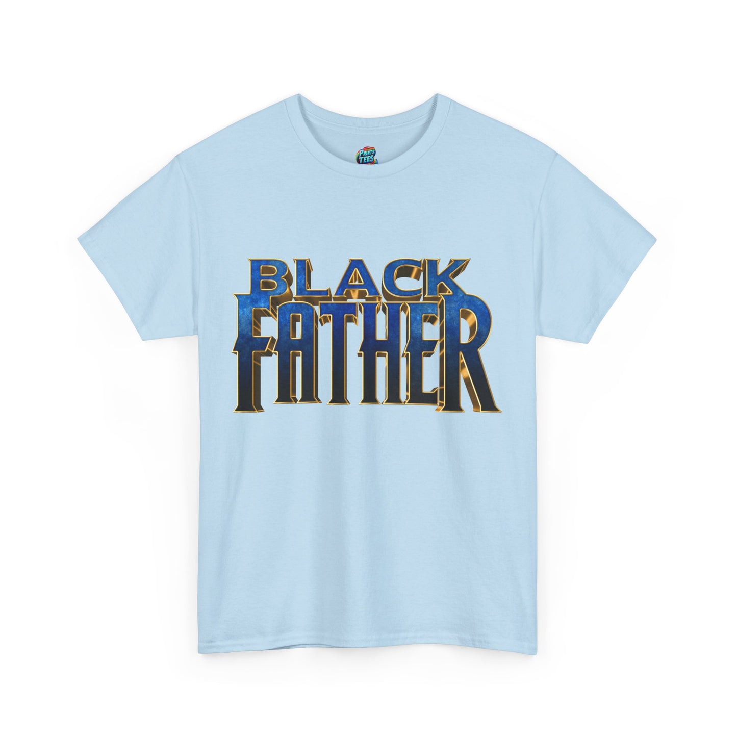 Black Father Panther Style-Heavy Cotton Classic Tee