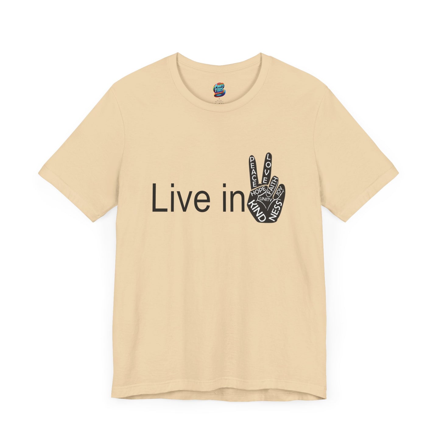 Hand Peace-Jersey Knit T-Shirt