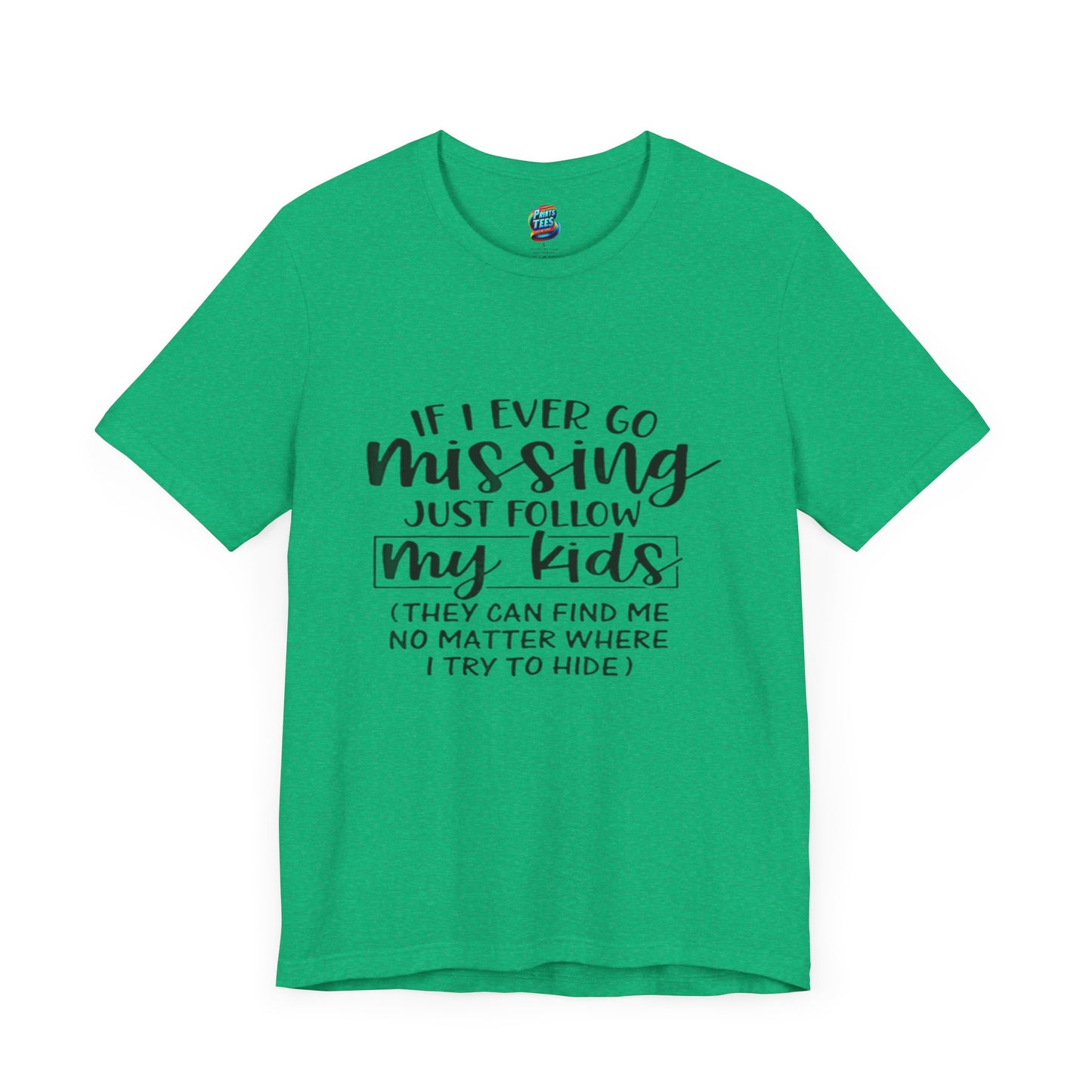 Missing-Jersey Knit T-Shirt