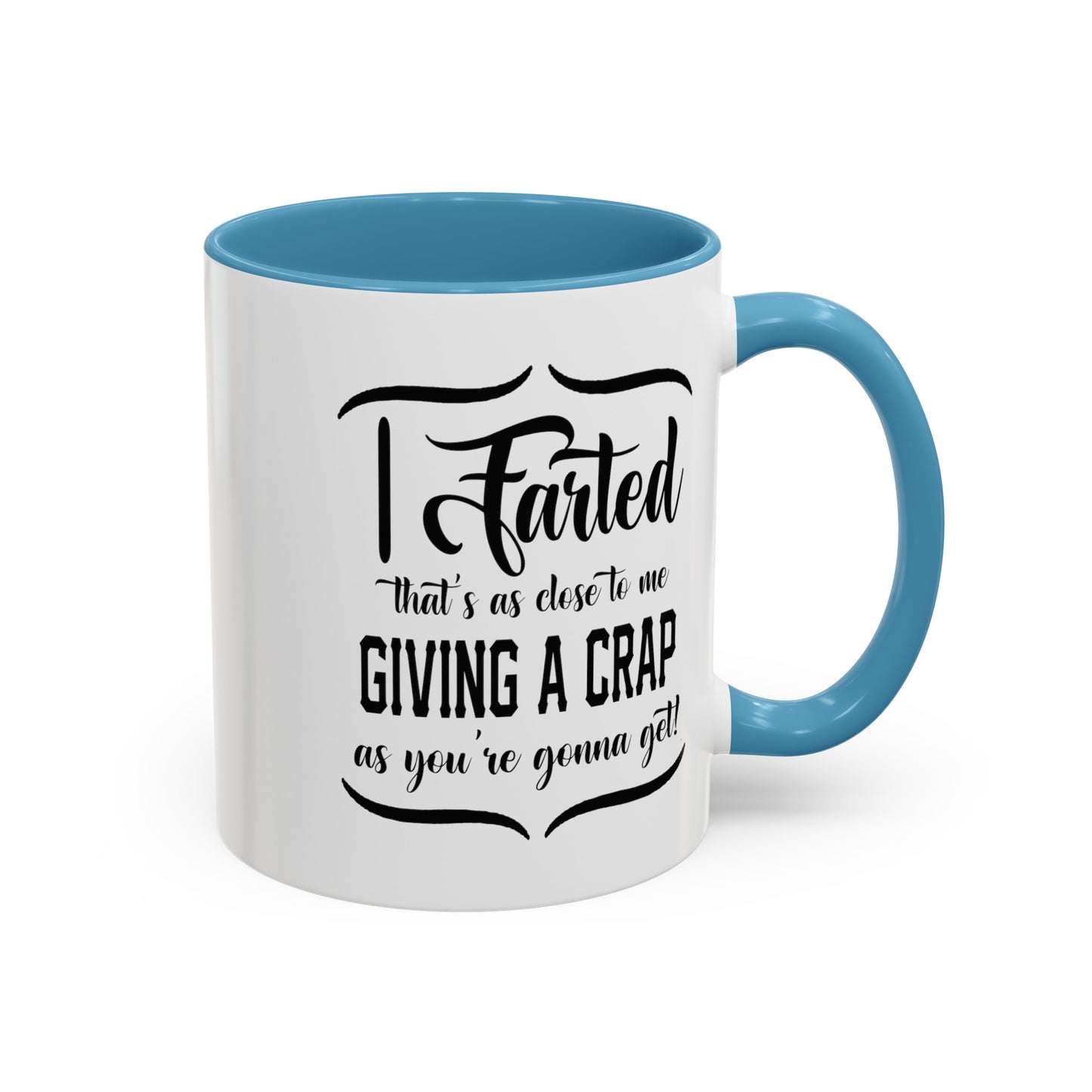 Giving a Crap-Accent Coffee Mug (11, 15oz)