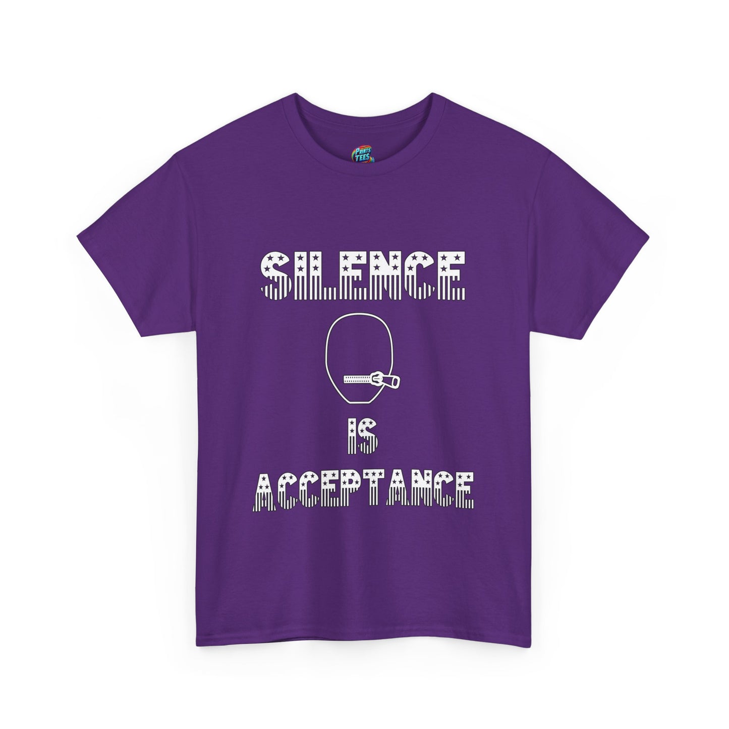 Silence is Acceptance-Heavy Cotton Classic Tee