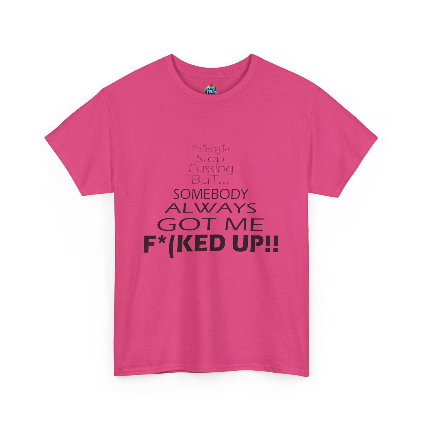 Stop Cussing-Heavy Cotton Classic Tee