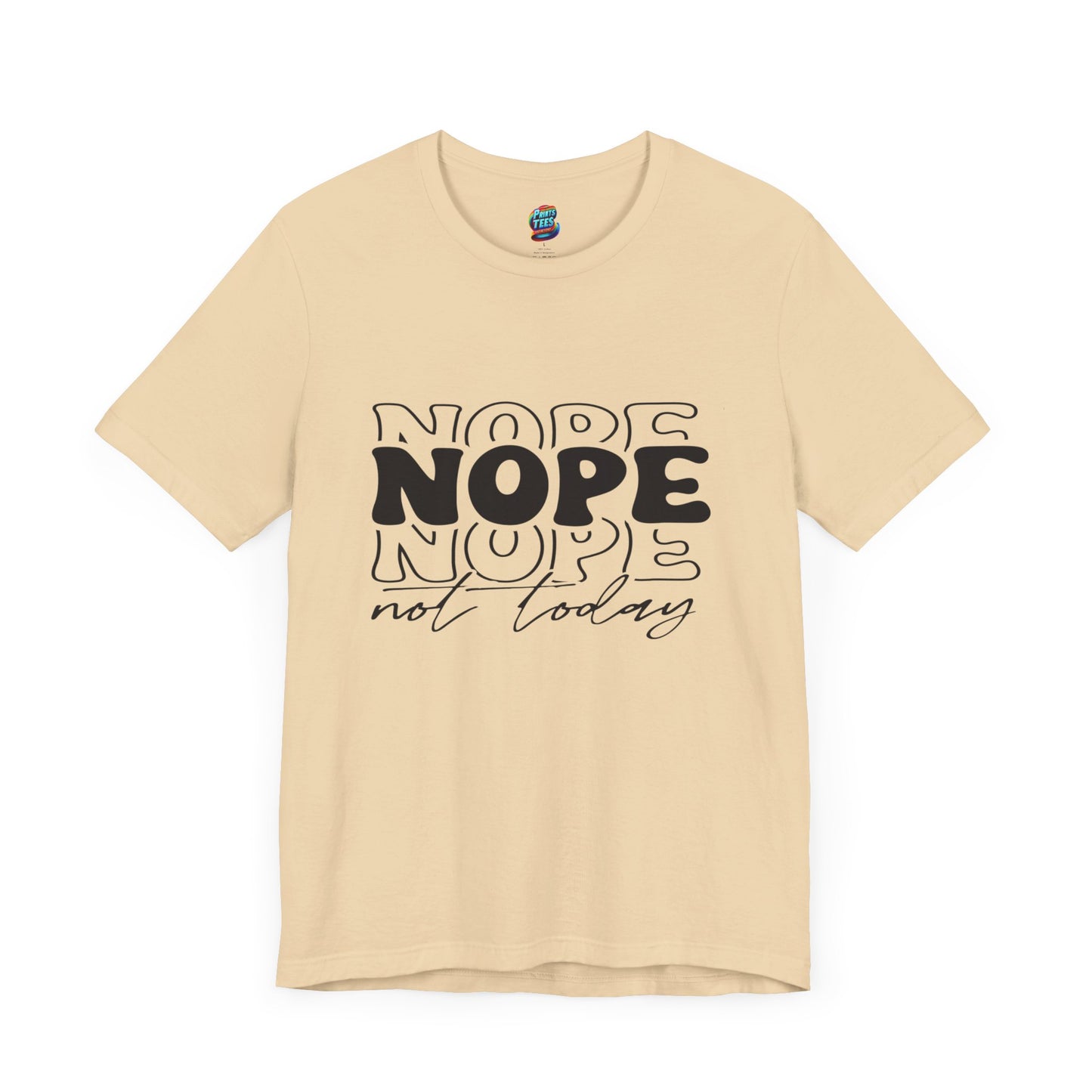 Nope-Jersey Knit T-Shirt