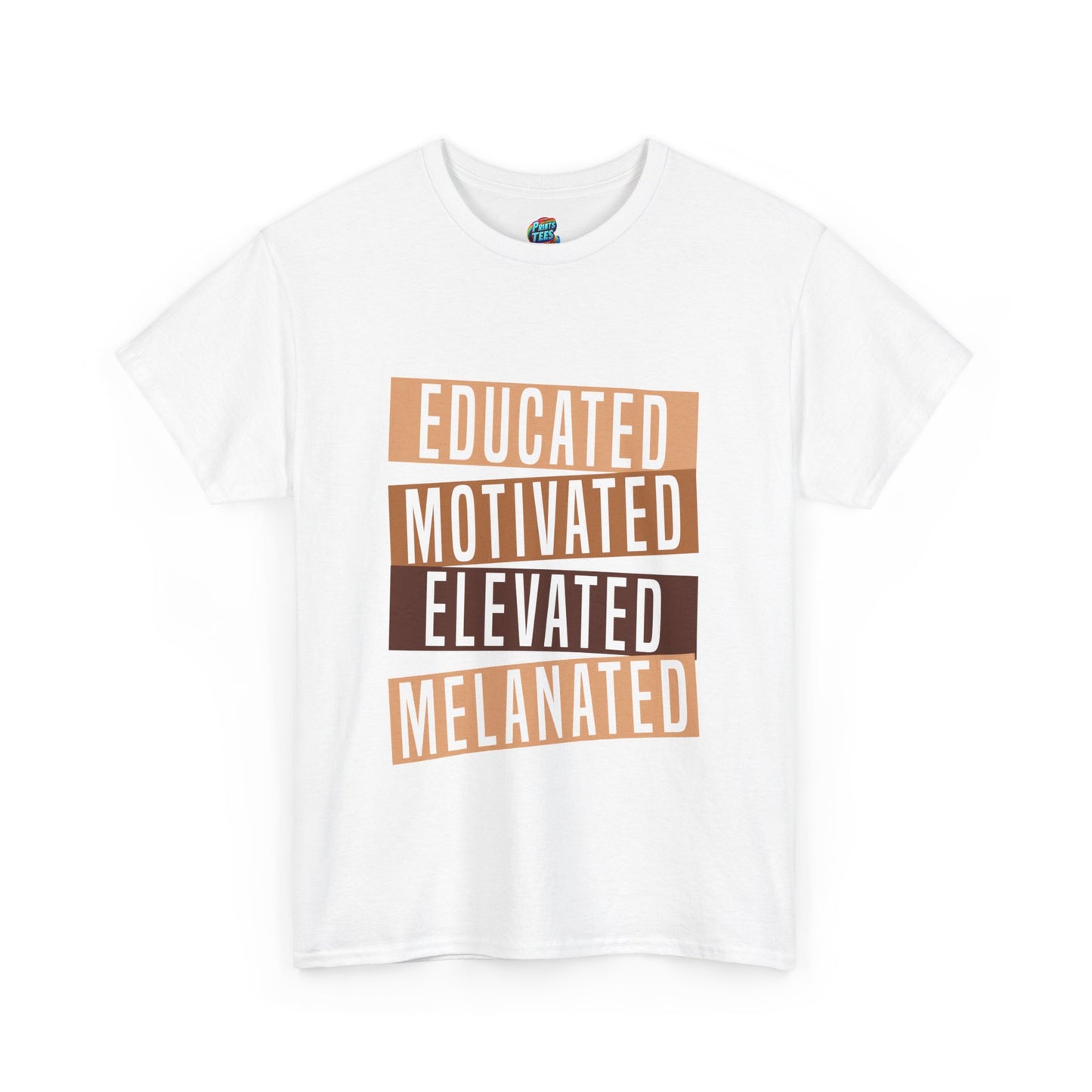 Educated Melanated-Heavy Cotton Classic Tee