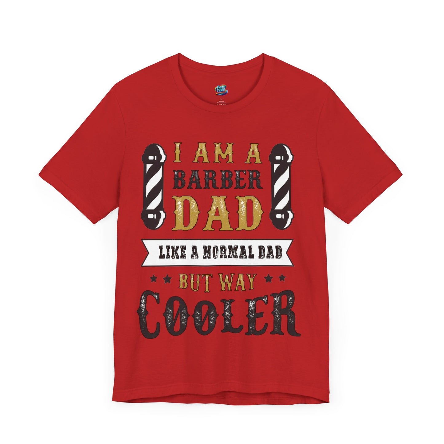 Cool Barber Dad-Jersey Knit T-Shirt