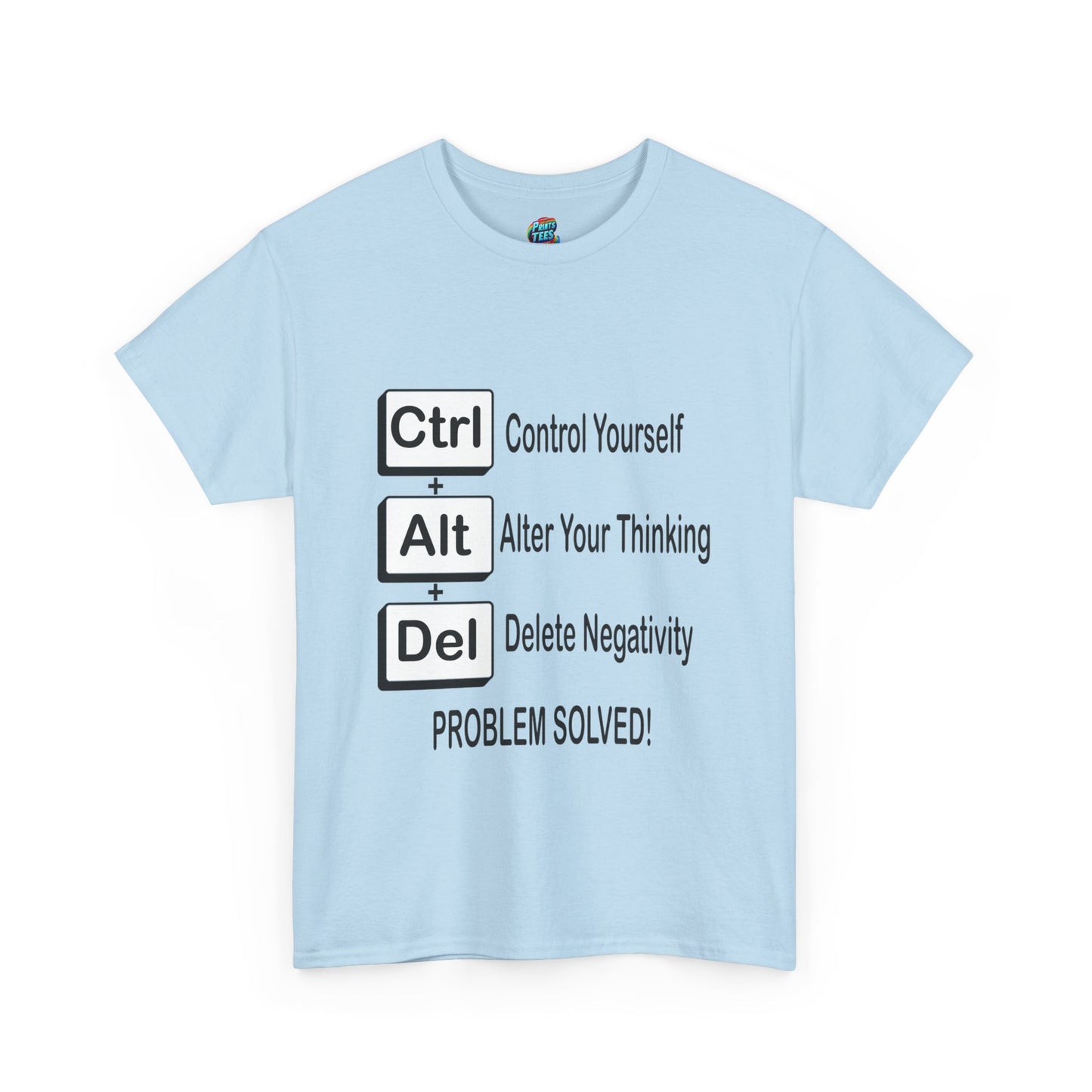 Ctrl-Alt-Del-Heavy Cotton Classic Tee