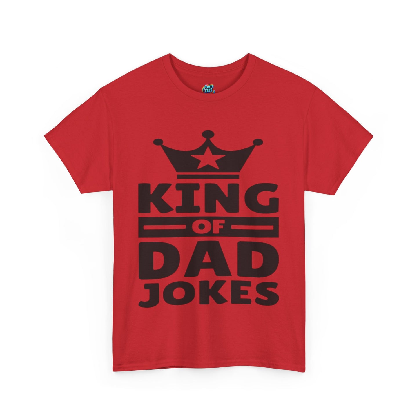 King of Dad Jokes-Heavy Cotton Classic Tee