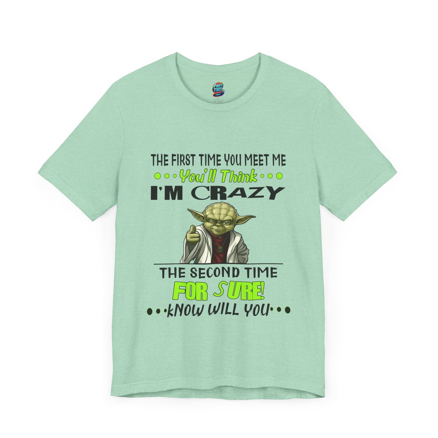 Crazy Yoda-Jersey Knit T-Shirt