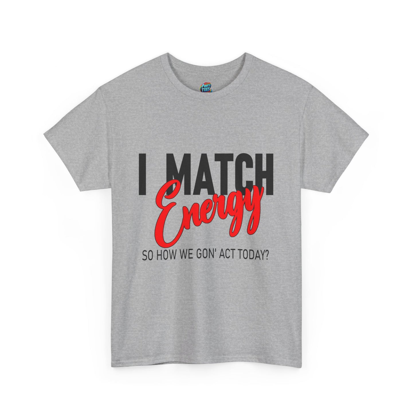 I Match Energy-Black-Heavy Cotton Classic Tee
