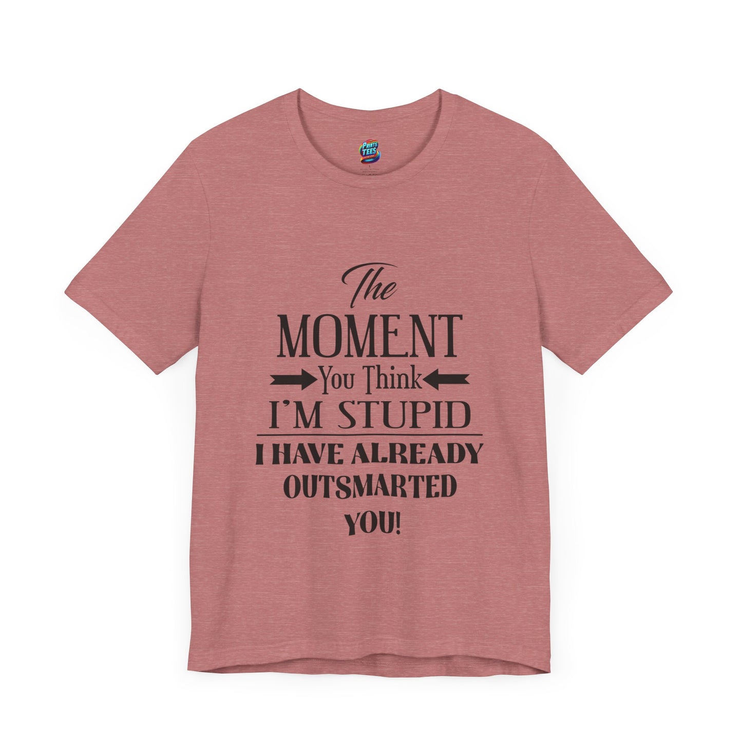 Outsmarted-Jersey Knit T-Shirt