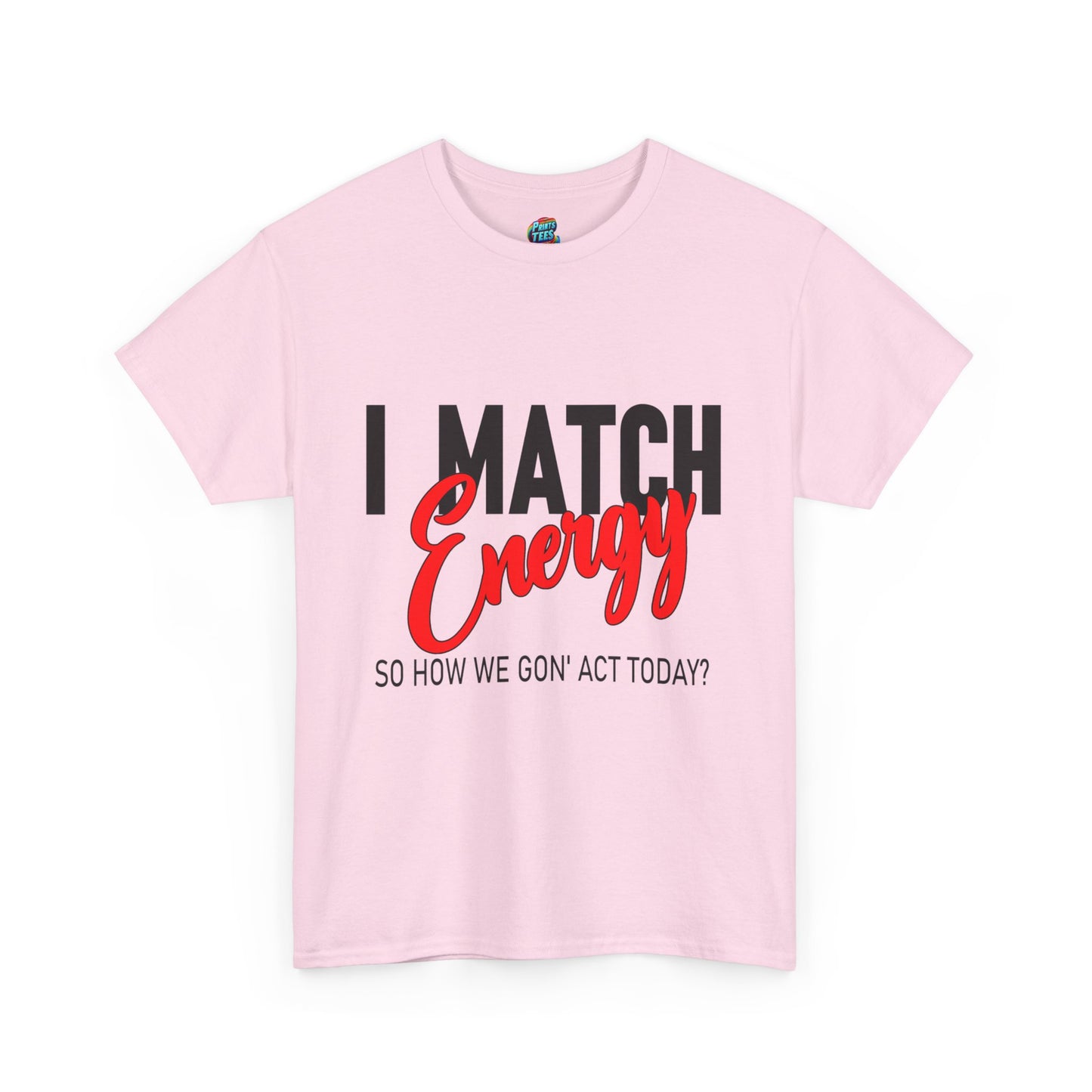 I Match Energy-Black-Heavy Cotton Classic Tee
