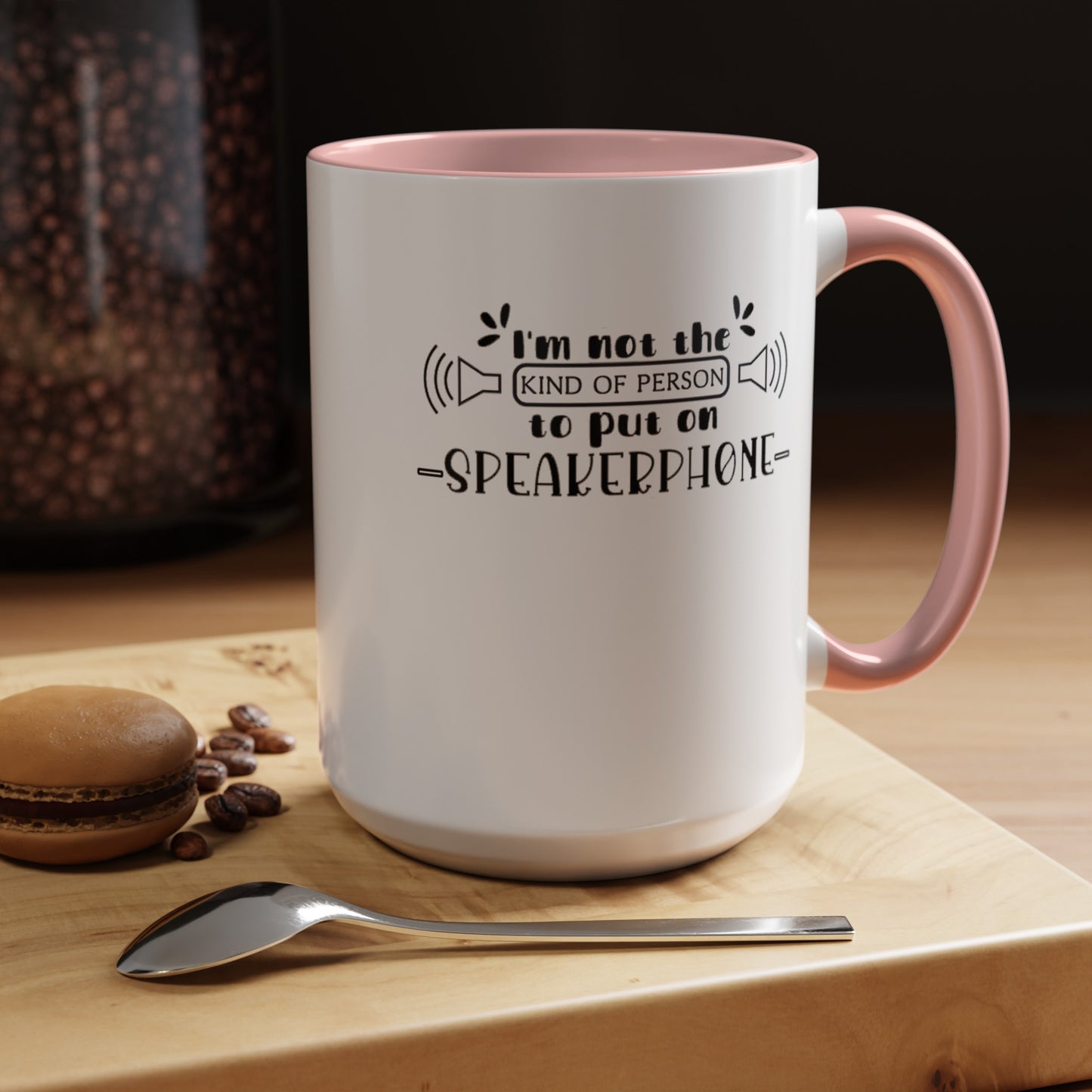 Speakerphone-Accent Coffee Mug (11, 15oz)
