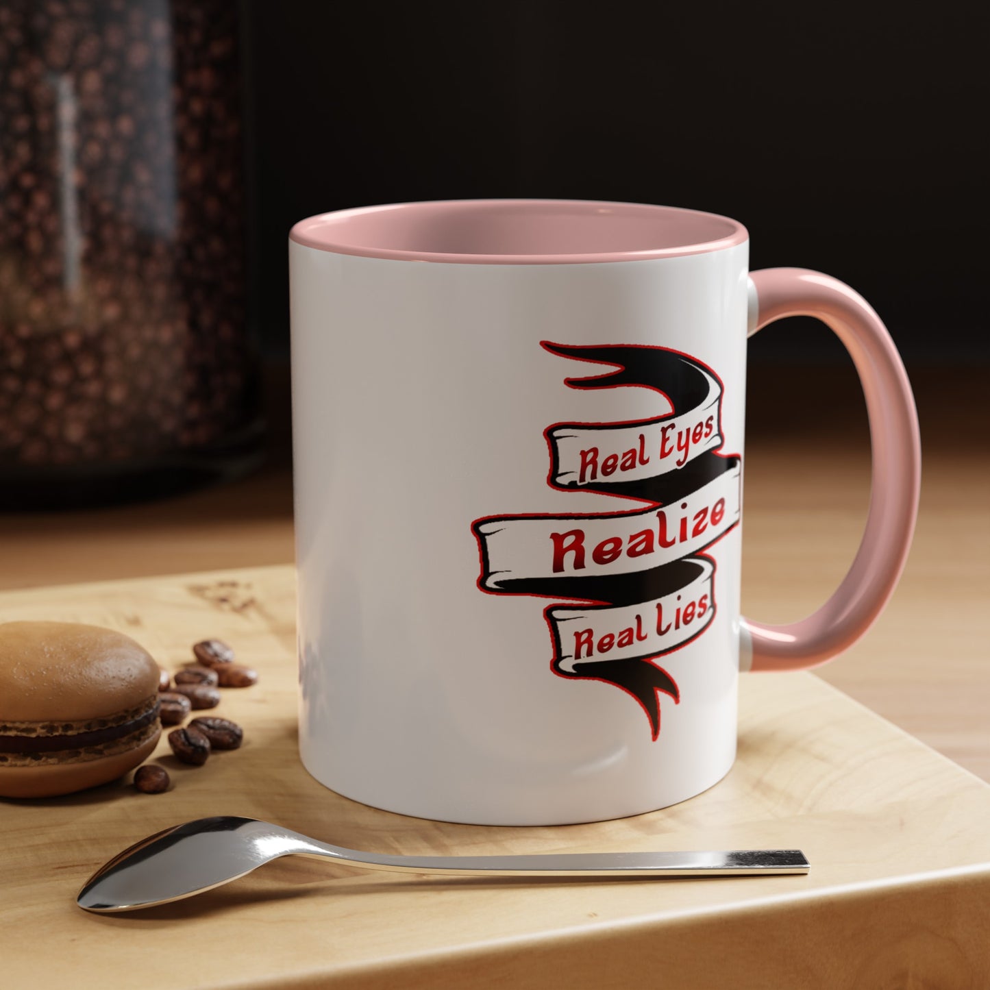 Real Eyes-Accent Coffee Mug (11, 15oz)