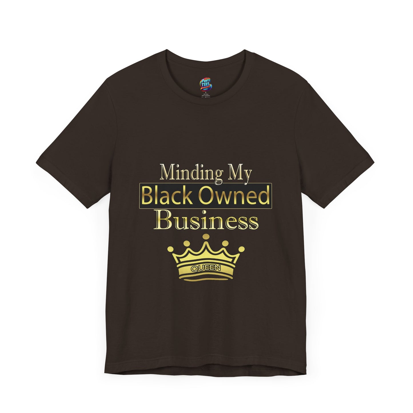 Minding my black owned business-Queen-Jersey Knit T-Shirt