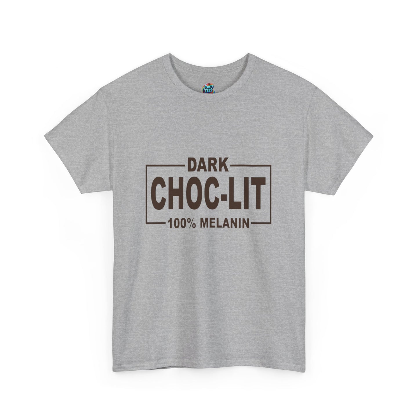 Dark Choc-Lit-Heavy Cotton Classic Tee