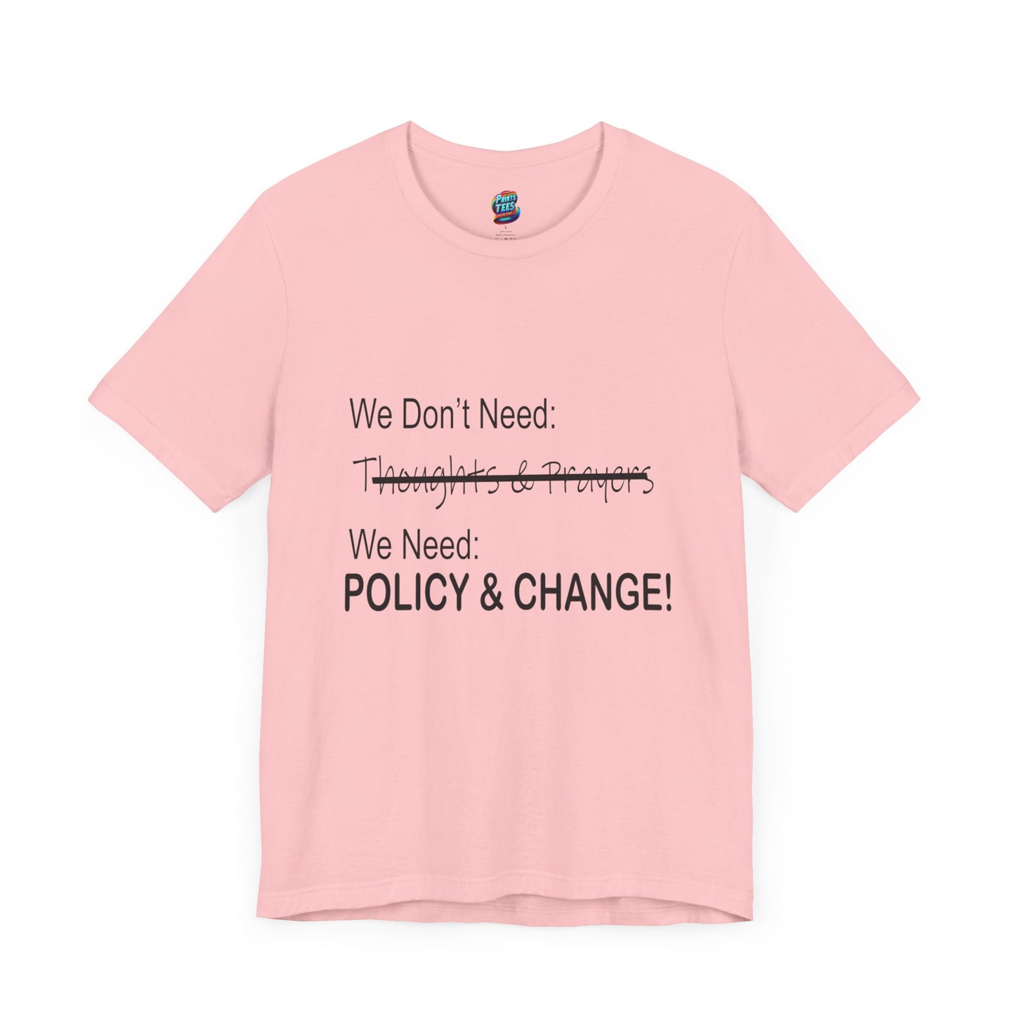 Change-Jersey Knit T-Shirt