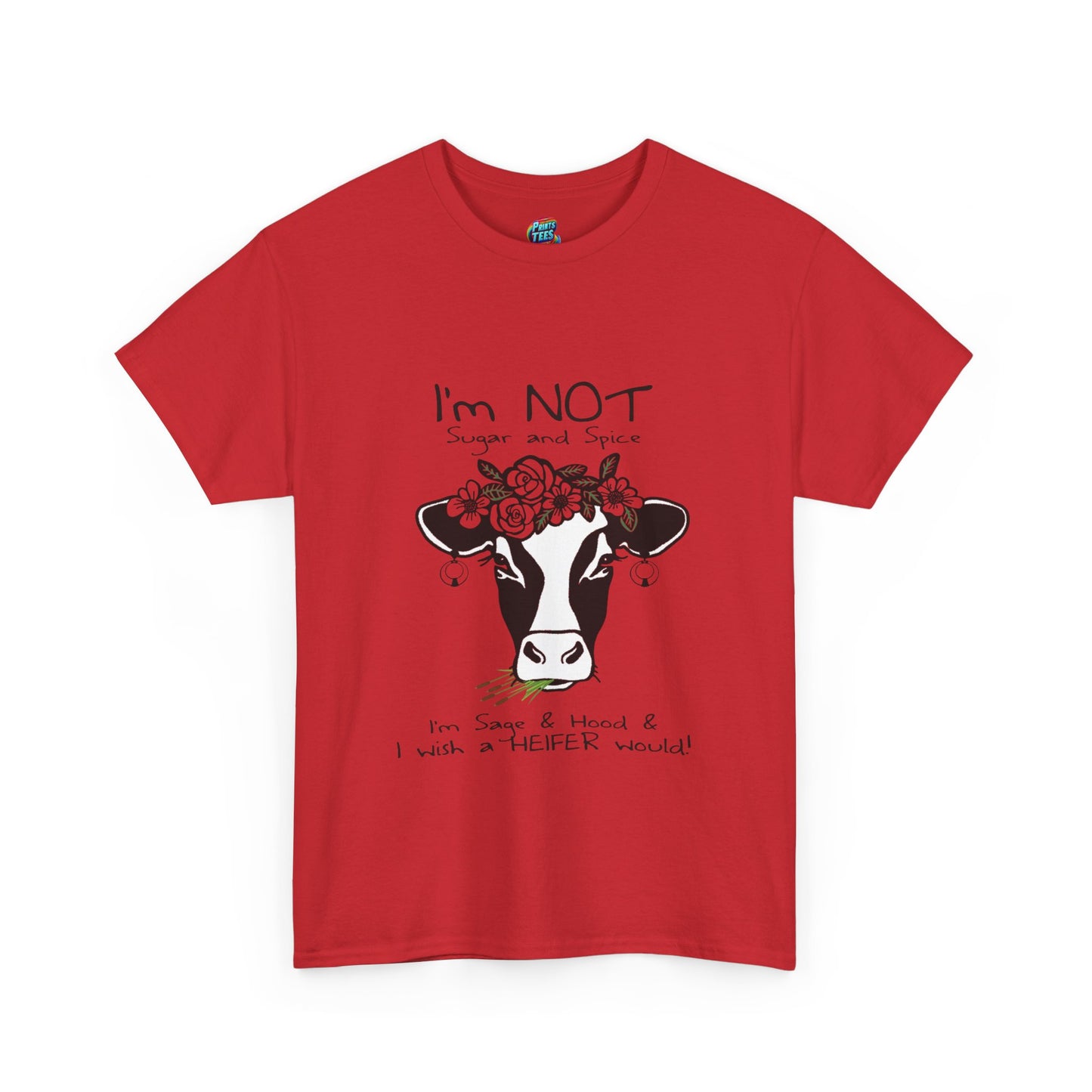 Sage and Hood-Heavy Cotton Classic Tee