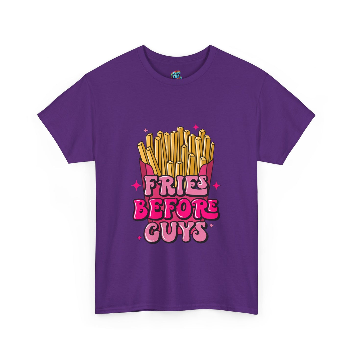 Fries Before Guys-Heavy Cotton Classic Tee