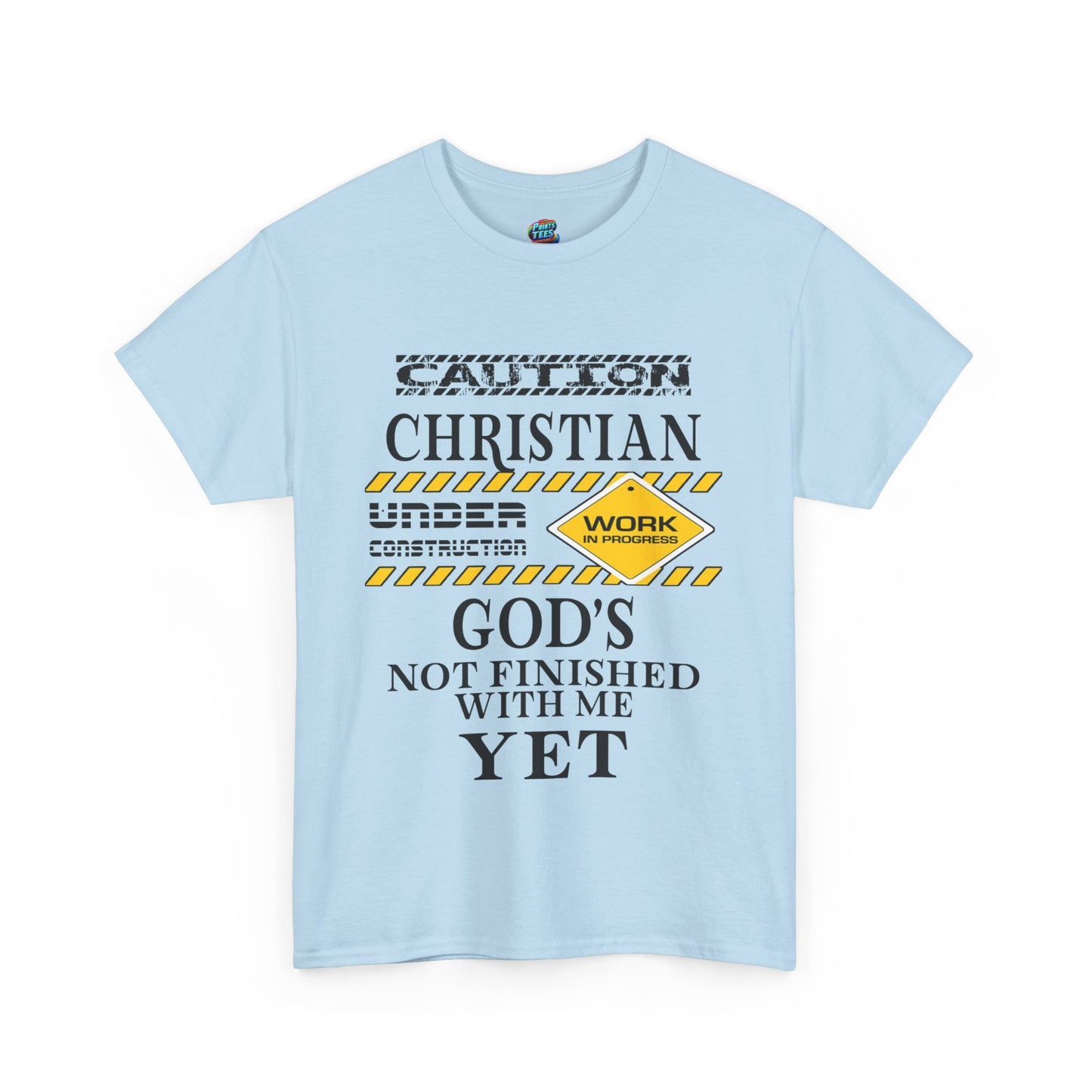 Christian Under Construction-Heavy Cotton Classic Tee