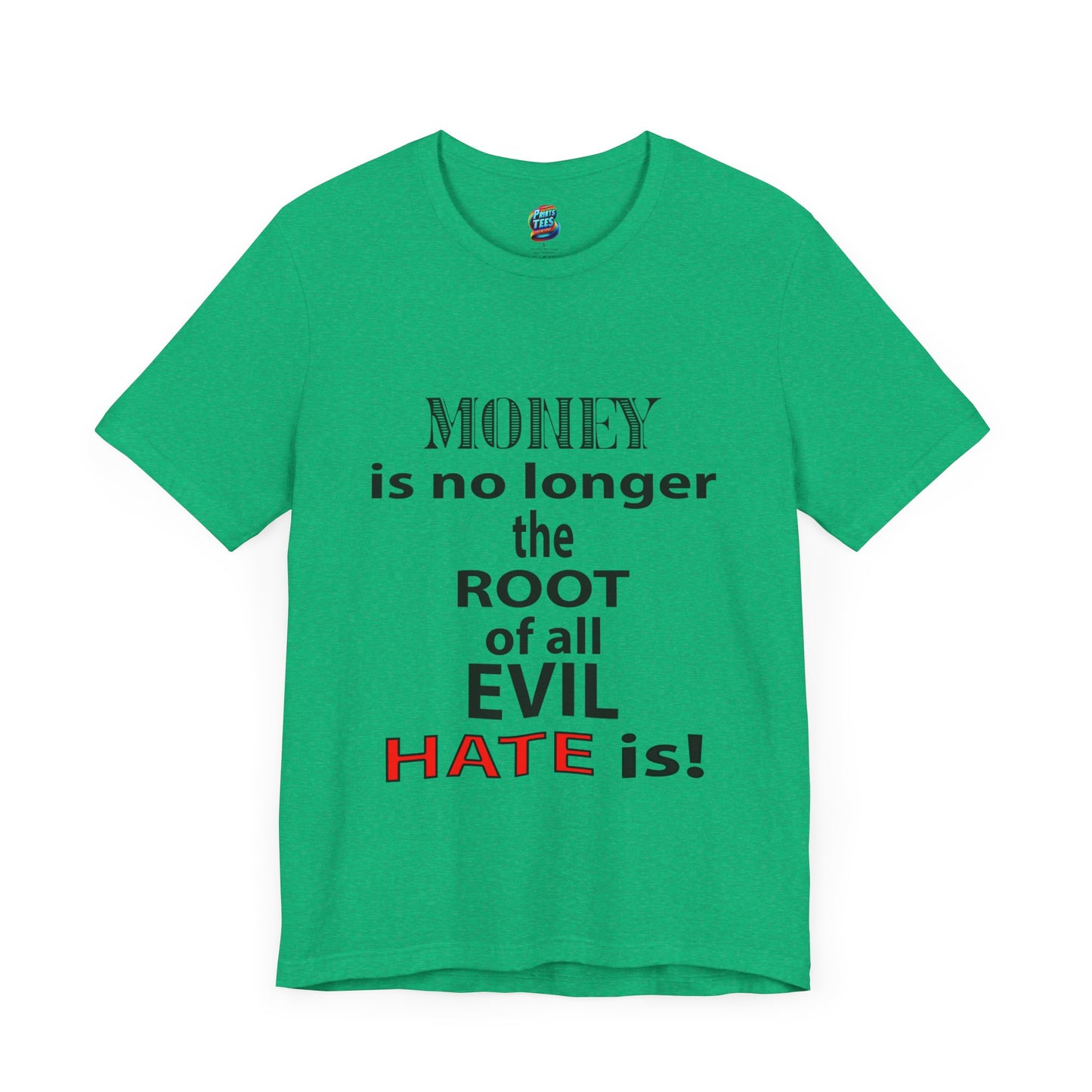 Root of Evil-Hate-Jersey Knit T-Shirt