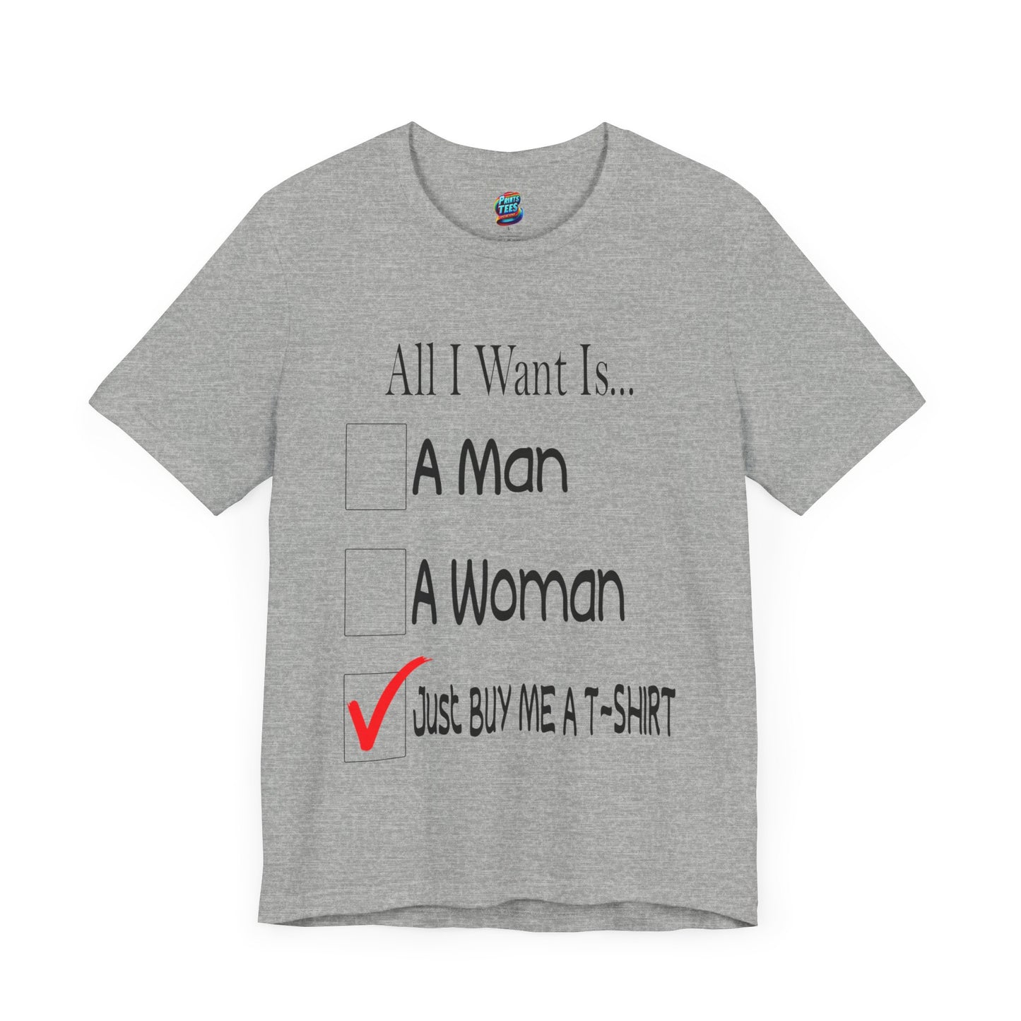 Buy Me A T-Shirt-Jersey Knit T-Shirt