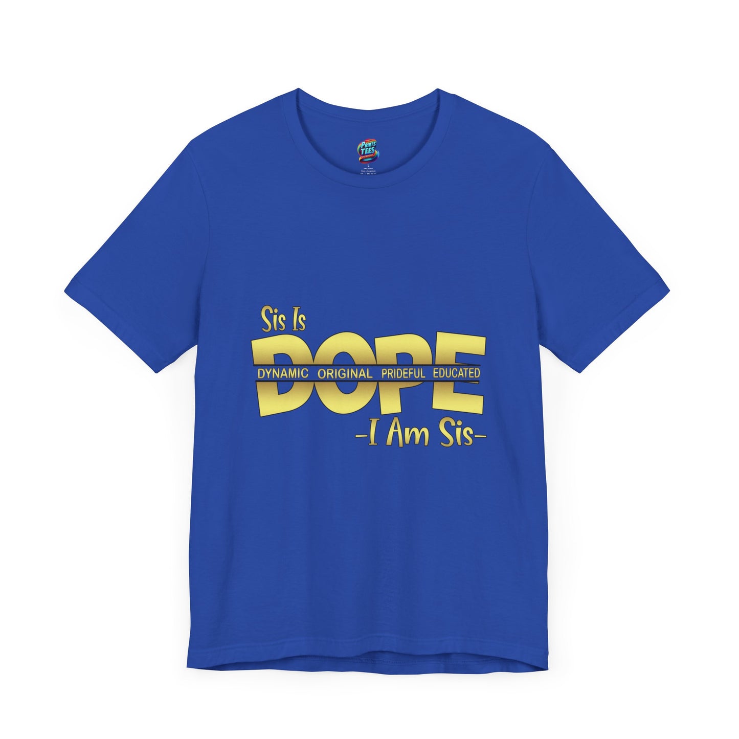 Sis Is Dope-Gold-Jersey Knit T-Shirt