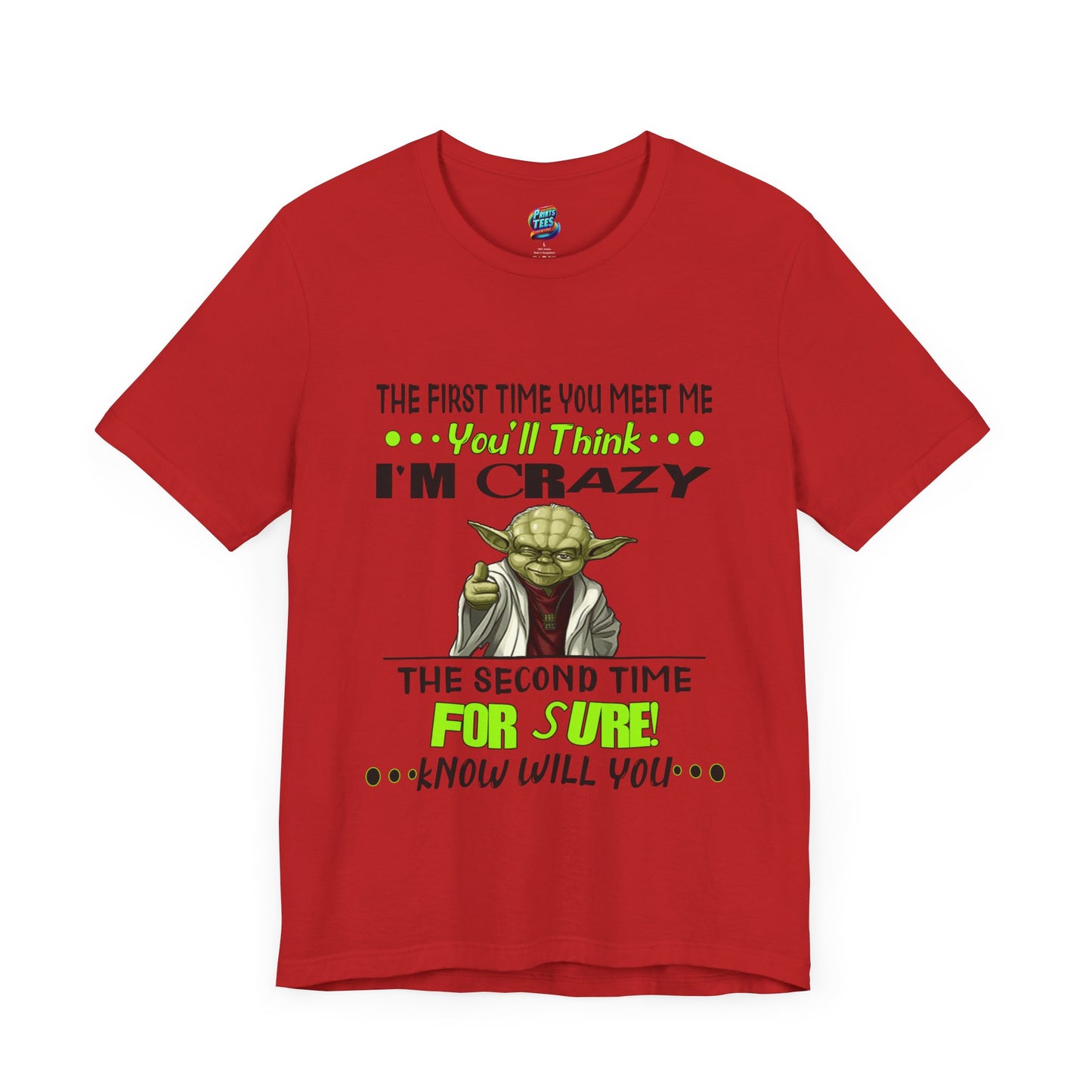 Crazy Yoda-Jersey Knit T-Shirt