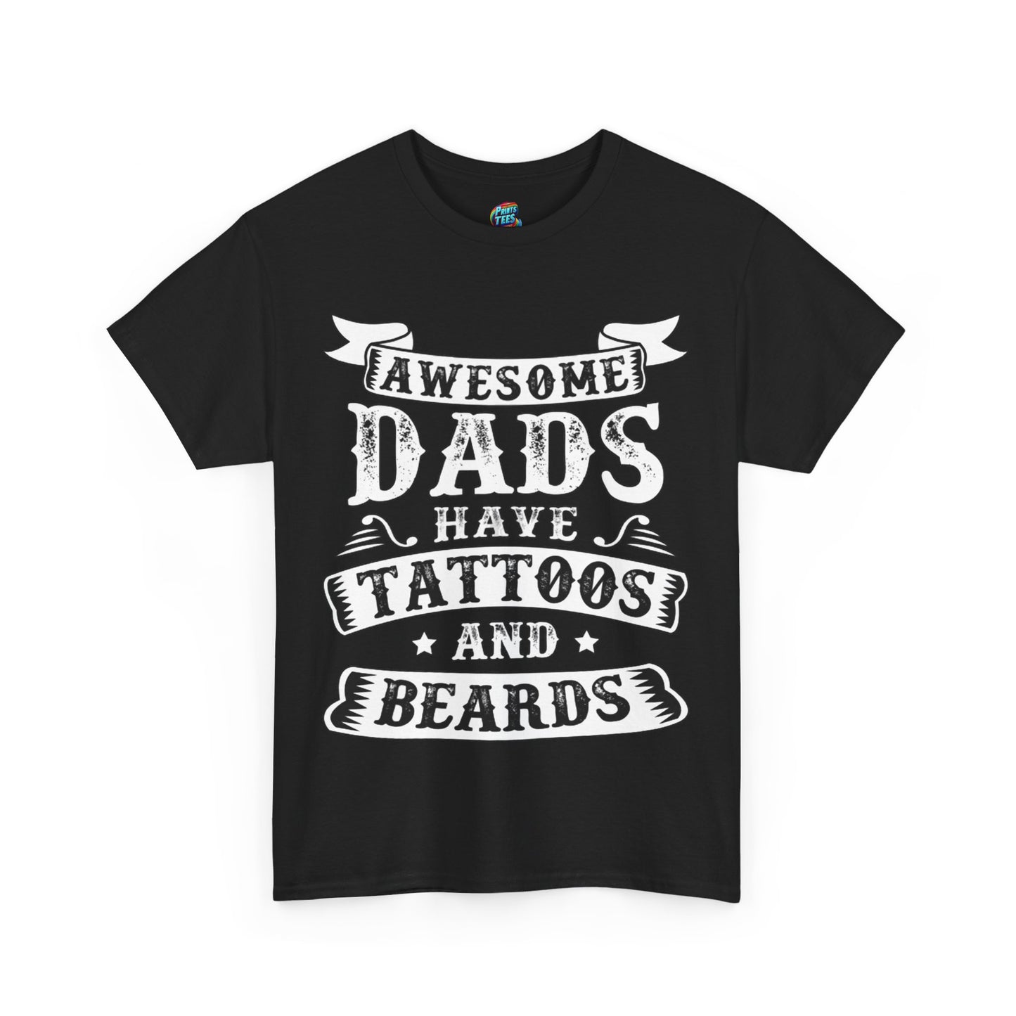 Beards and Tattoos-Heavy Cotton Classic Tee