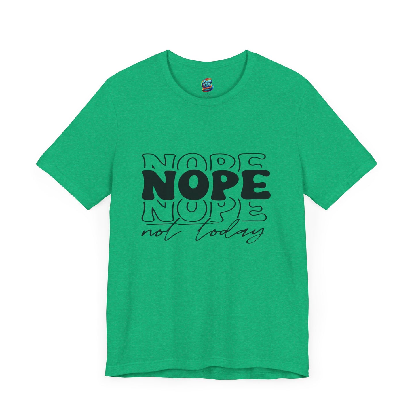 Nope-Jersey Knit T-Shirt