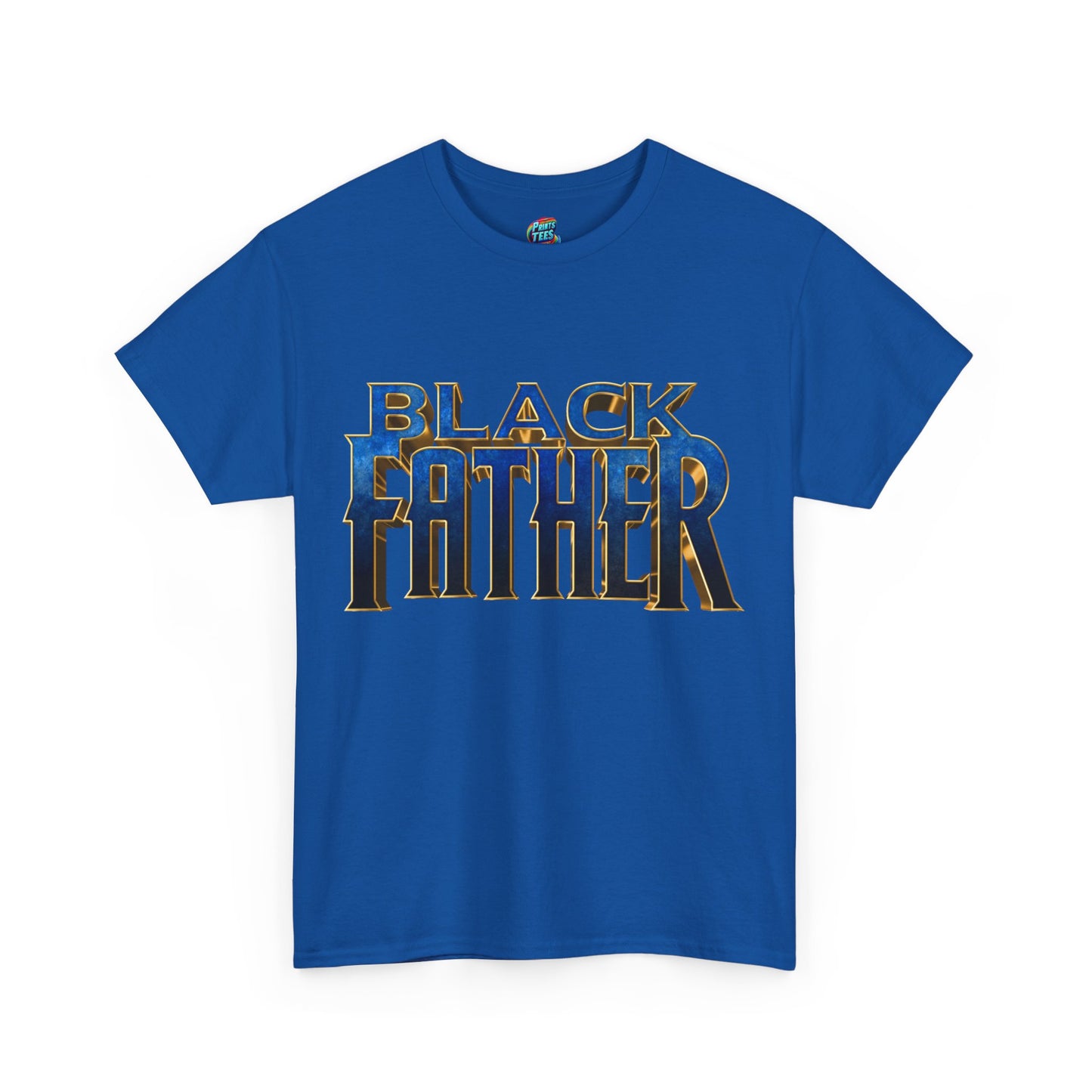 Black Father Panther Style-Heavy Cotton Classic Tee