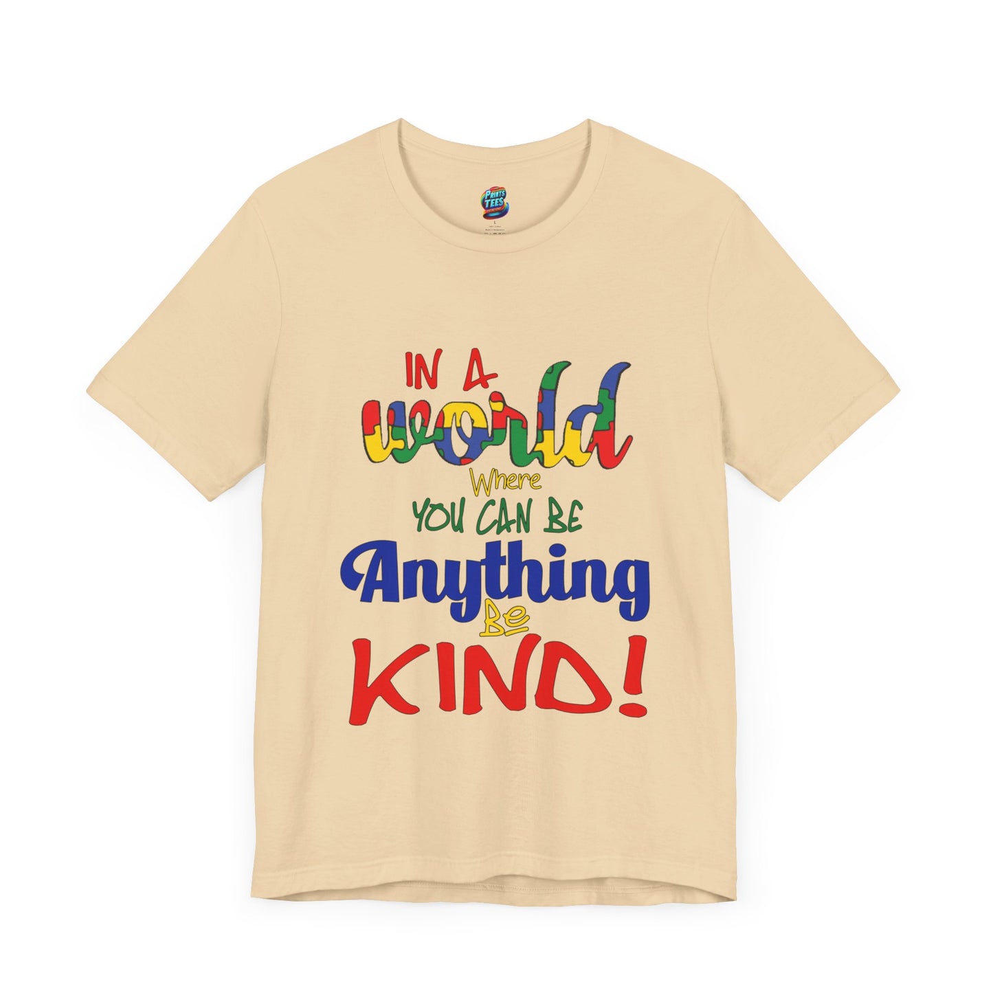Be Kind-Jersey Knit T-Shirt