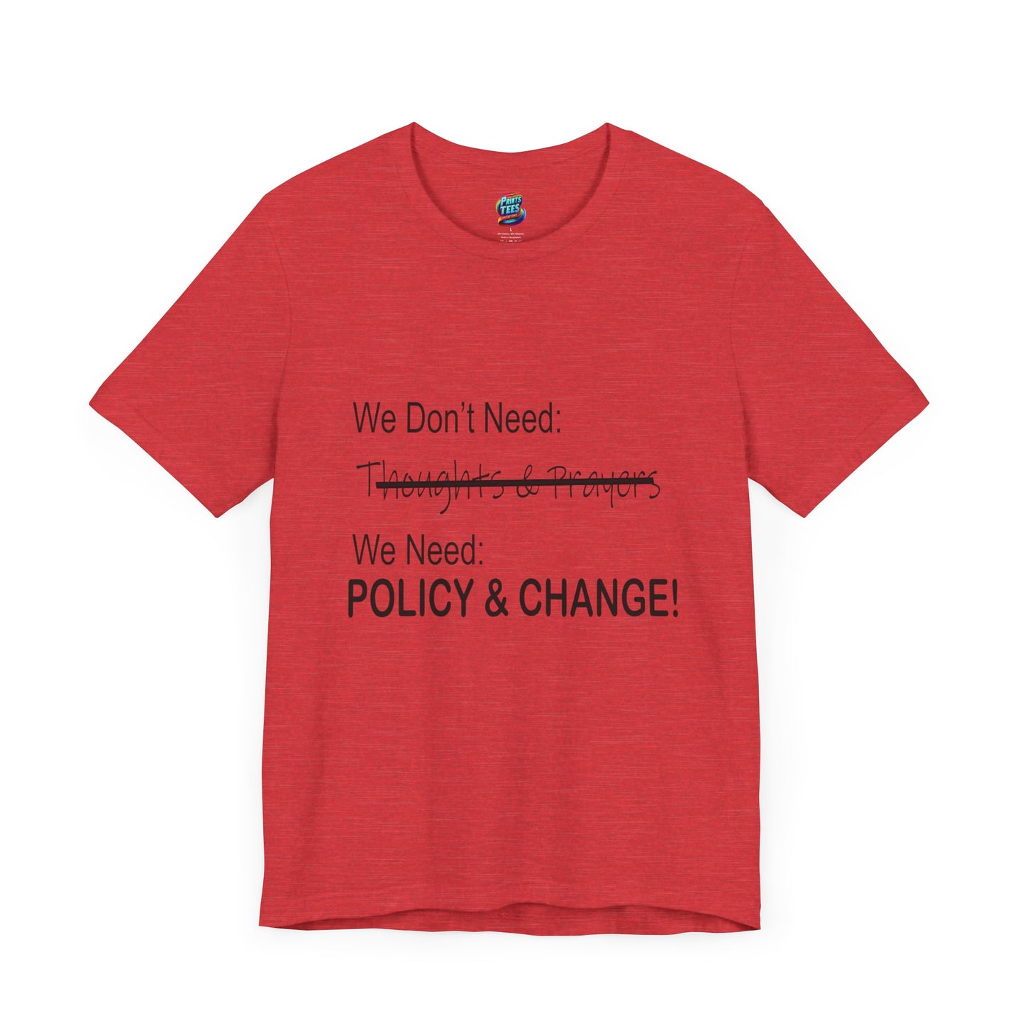 Change-Jersey Knit T-Shirt