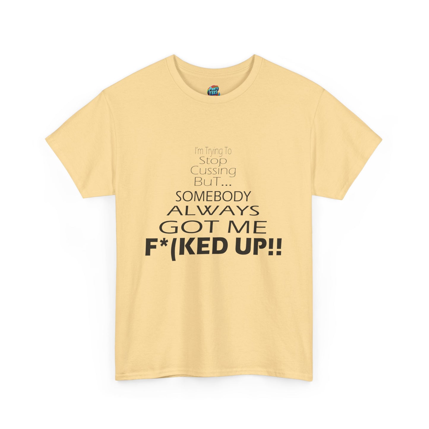Stop Cussing-Heavy Cotton Classic Tee