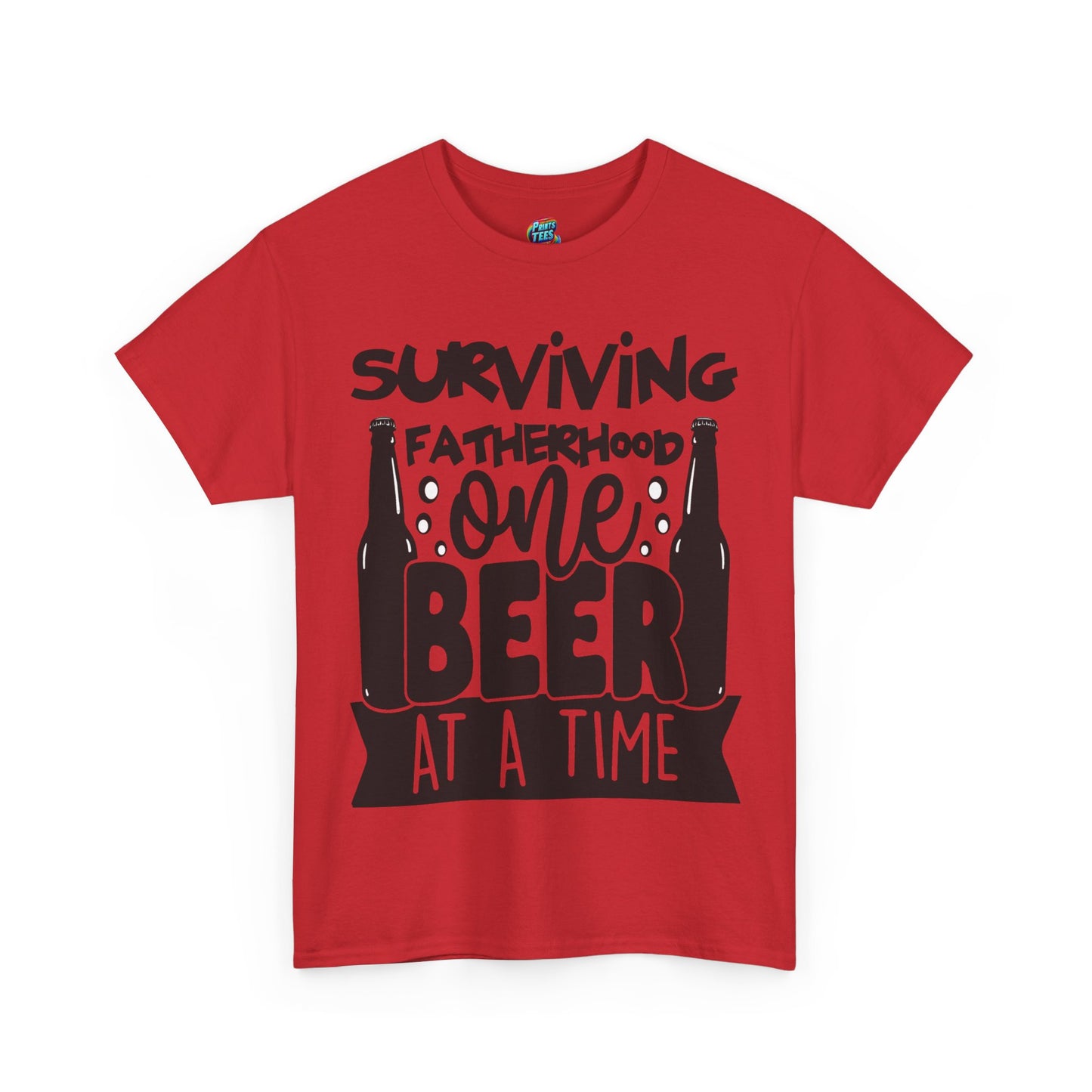 Surviving Fatherhood-Heavy Cotton Classic Tee