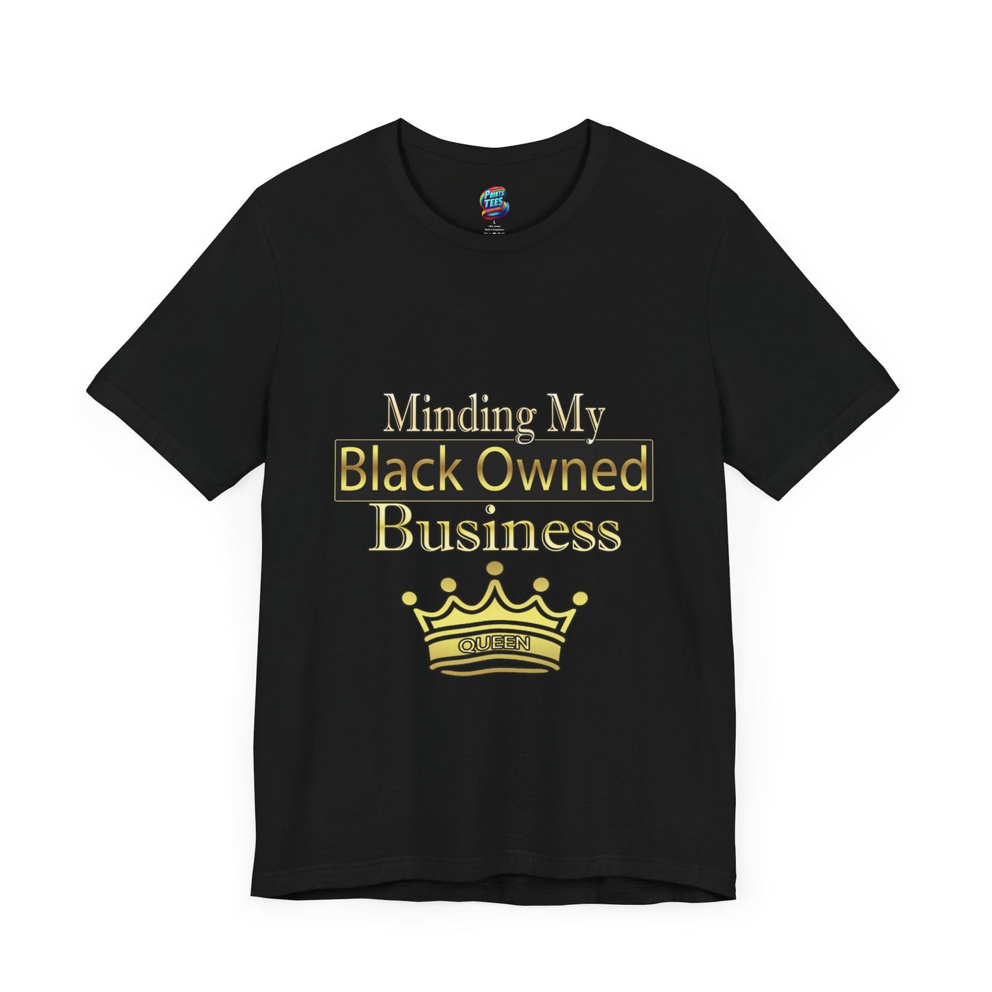 Minding my black owned business-Queen-Jersey Knit T-Shirt