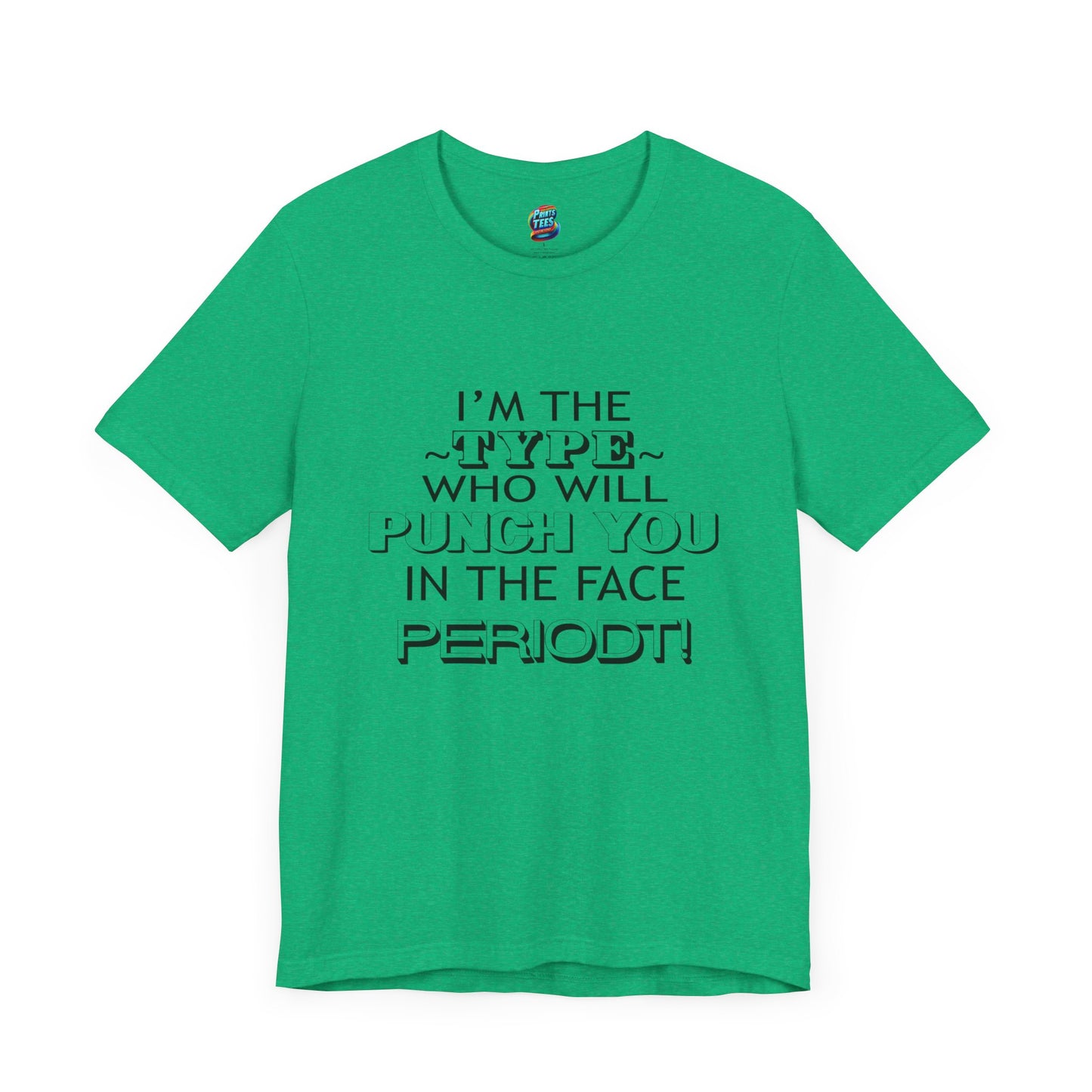 Punch You-Jersey Knit T-Shirt