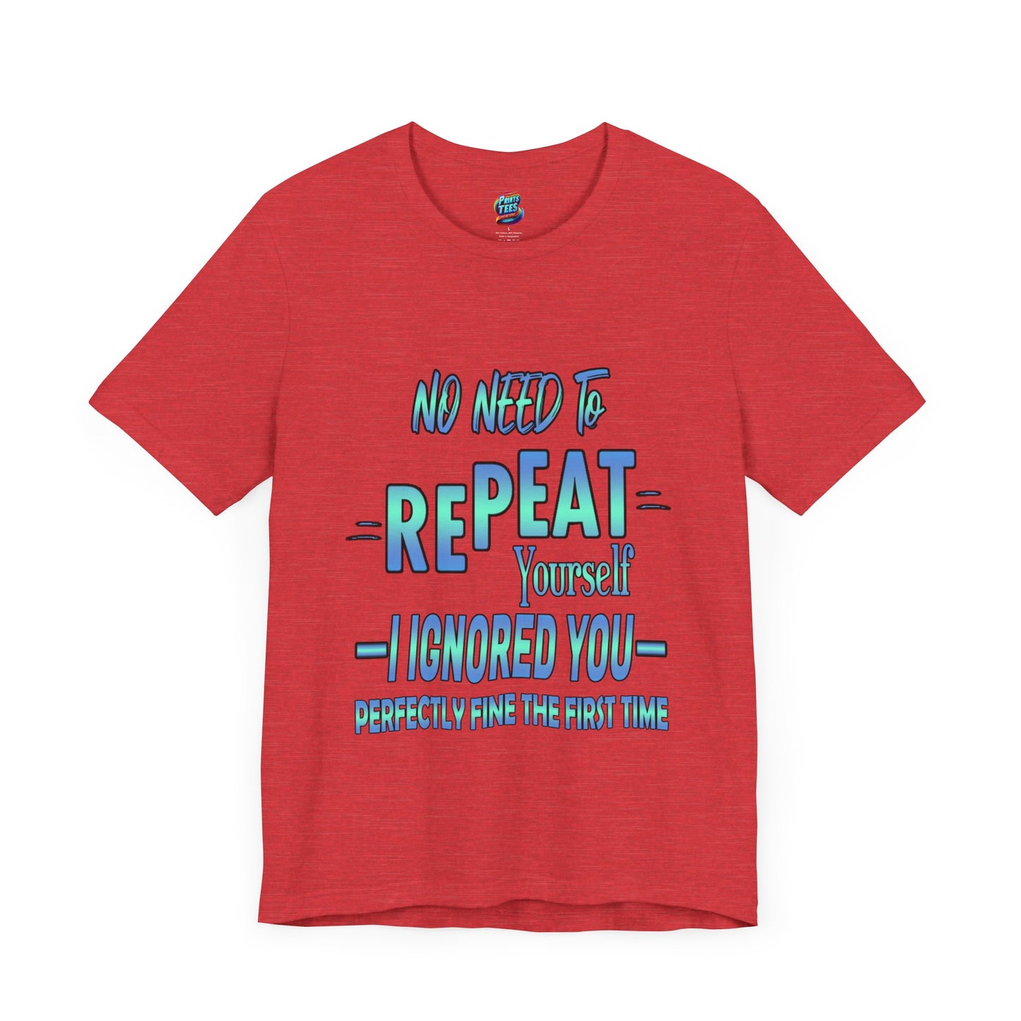 Ignored-first time-Jersey Knit T-Shirt
